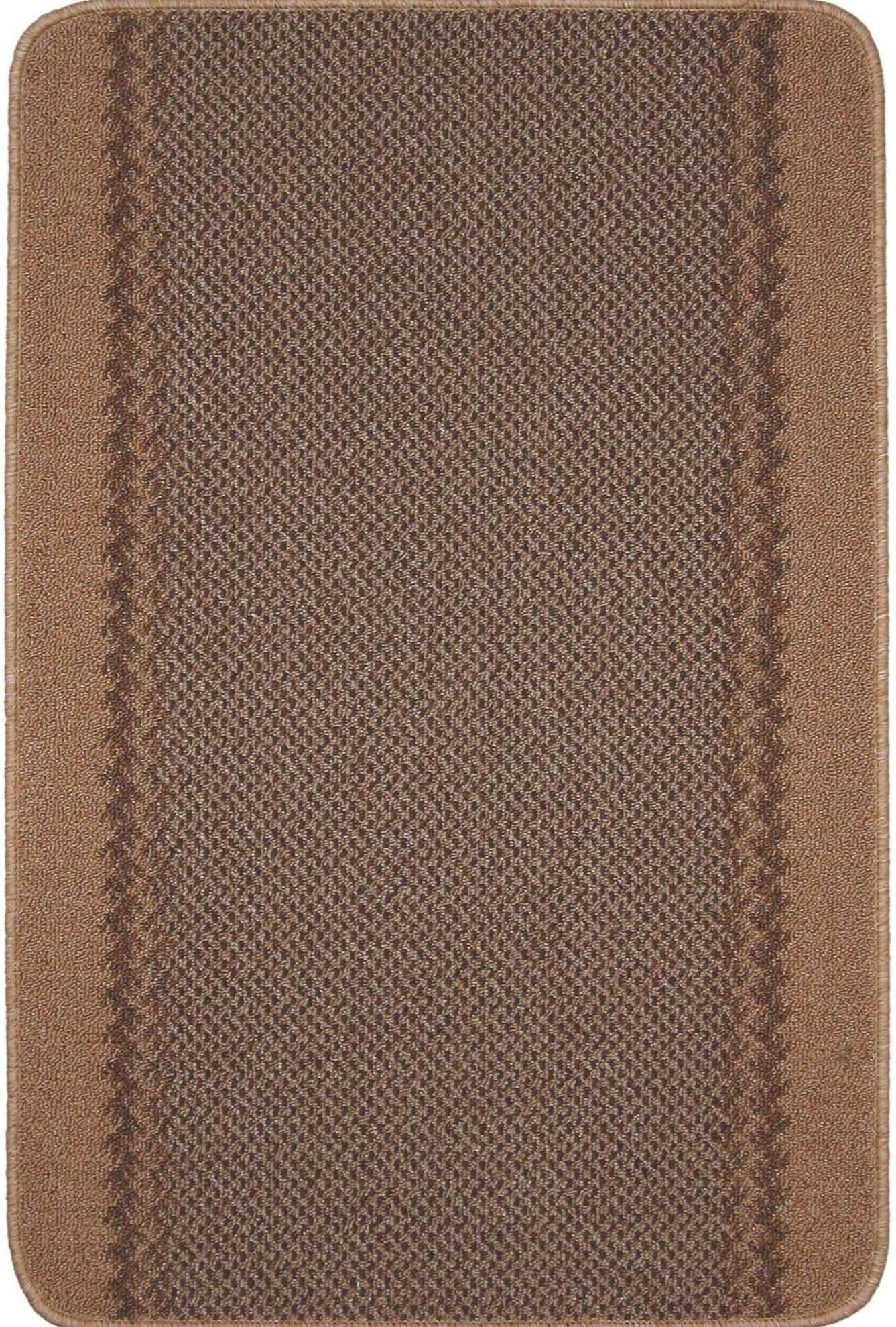 Washable Bordered Beige Rug  | 116B