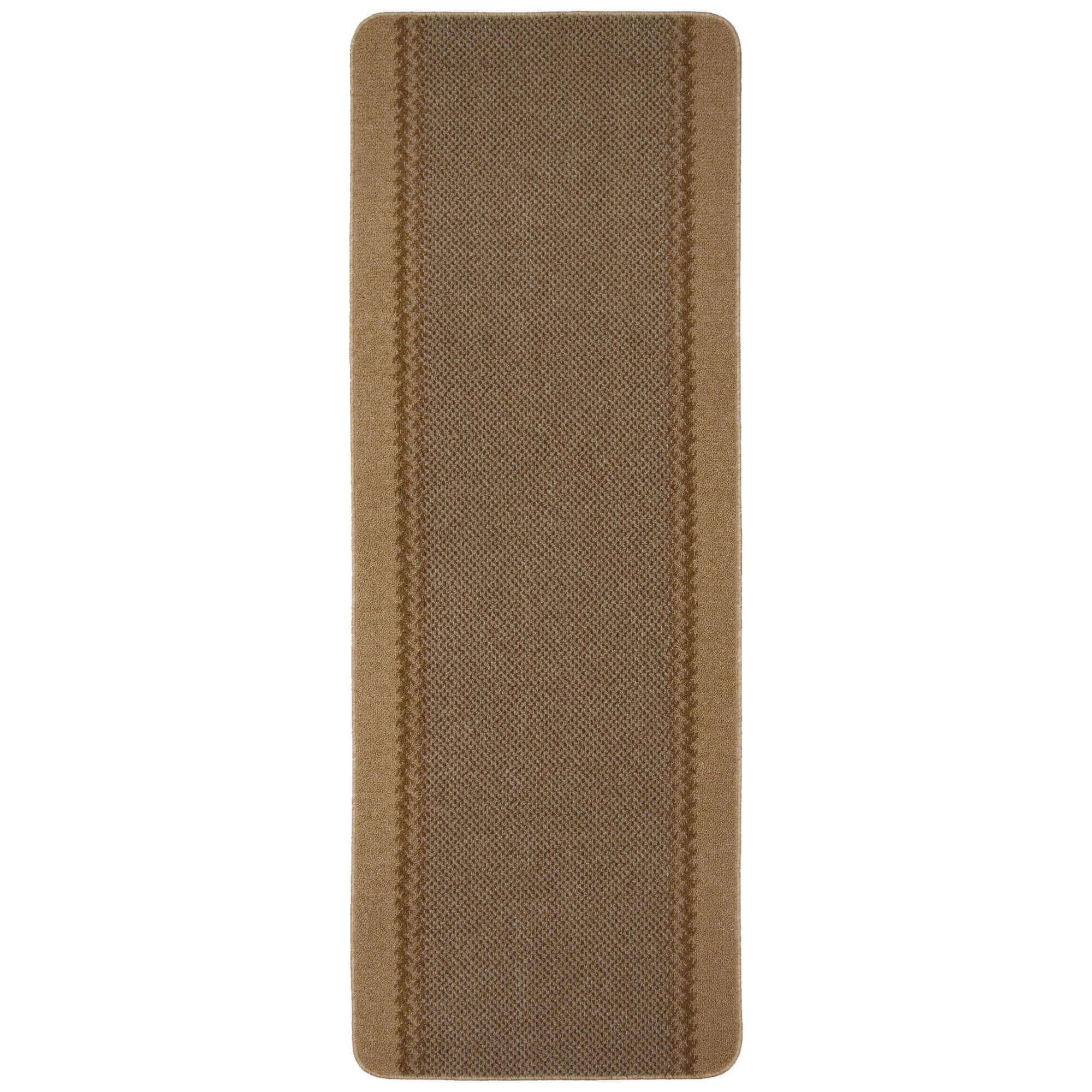 Washable Bordered Beige Rug  | 116B