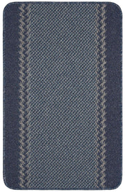 Washable Bordered Blue Rug  | 116Blu