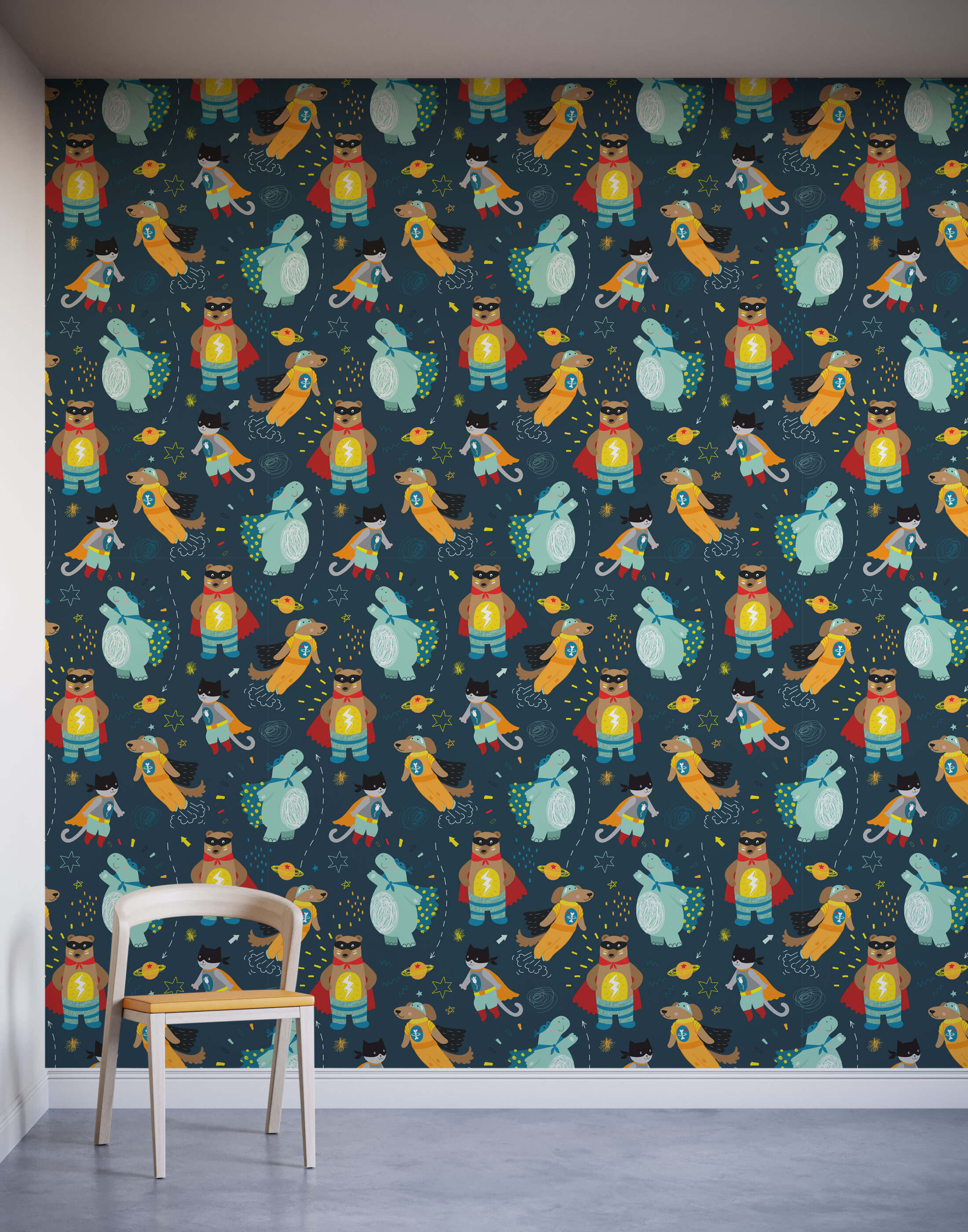 Bobbi Beck Kapow Children's Luxury Wallpaper