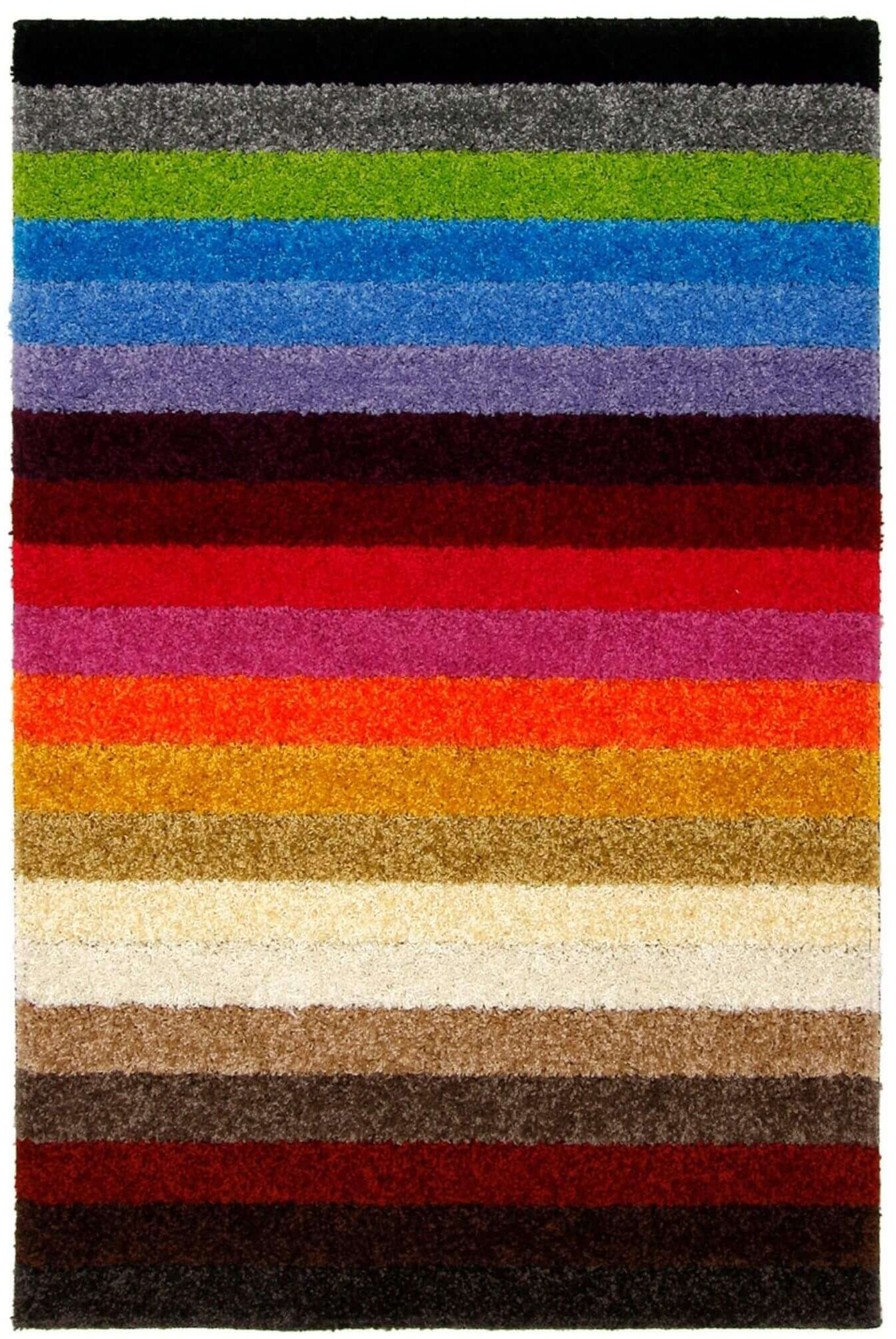 Alya Striped Multicolour Rugs | 117M