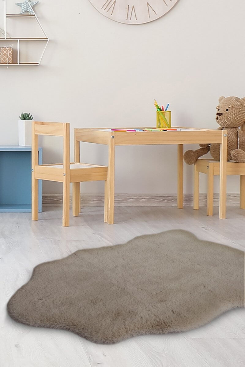 Luxury Fur Shaggy Rug – Ultra-Soft Geometric