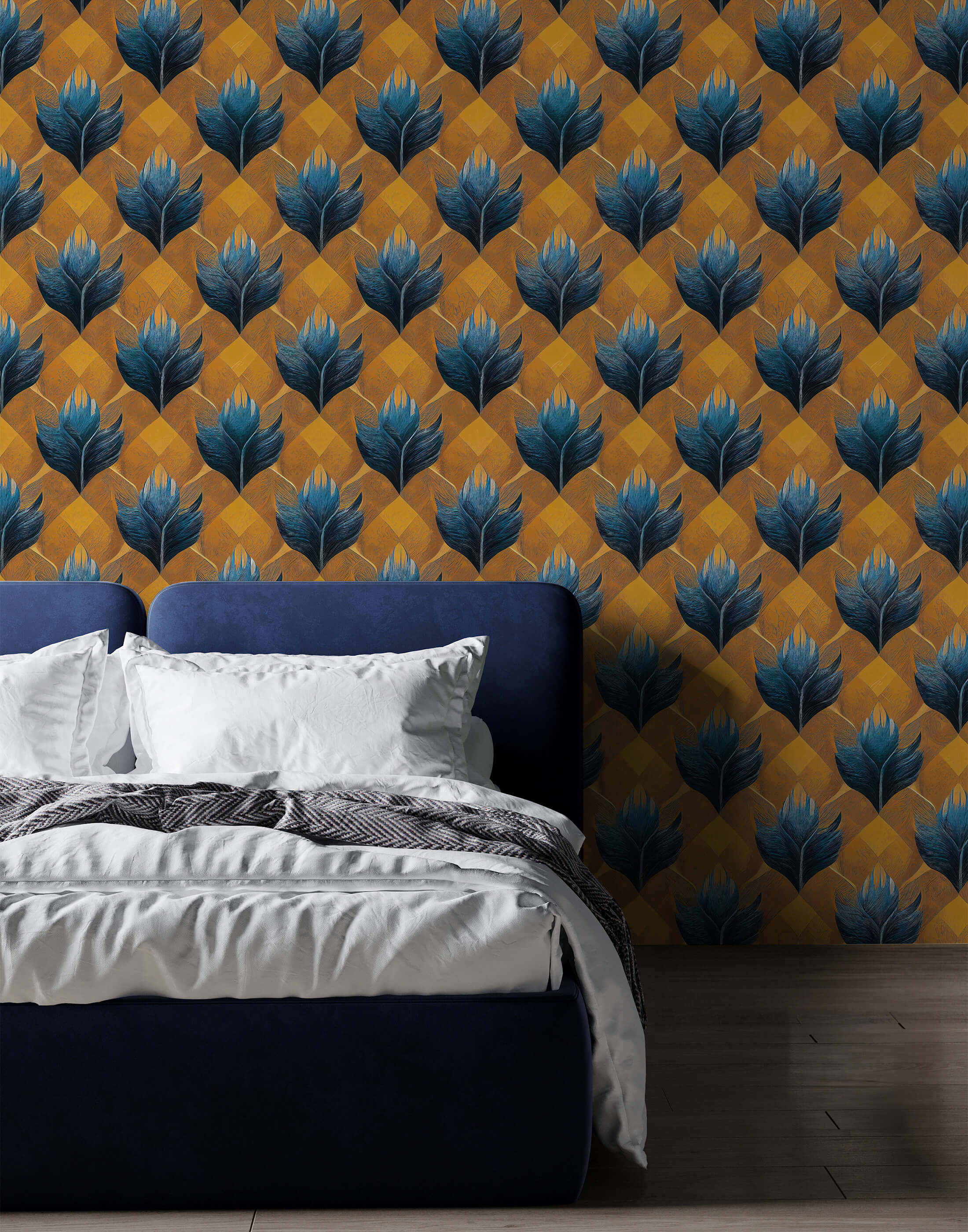 Bobbi Beck Malek Floral Luxury Wallpaper
