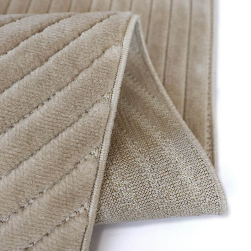 Malmo Knot Rug – Textured Striped Design