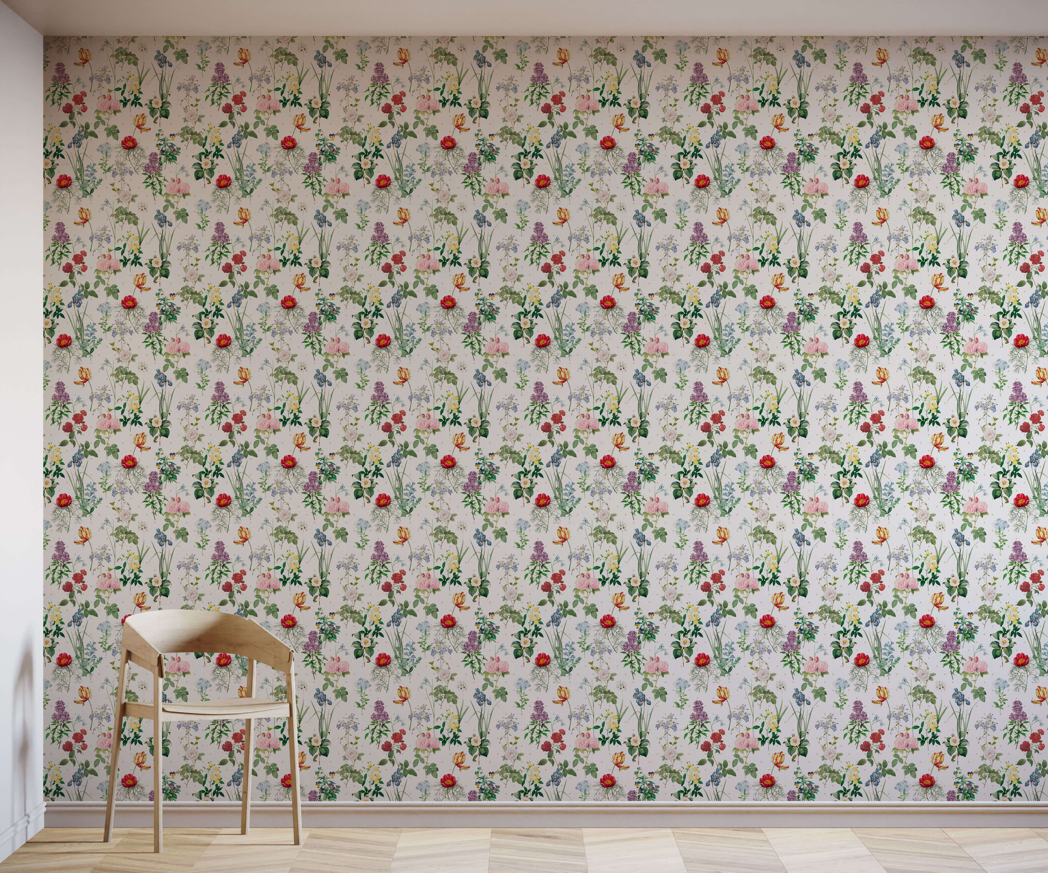 Bobbi Beck Marie Floral Luxury Wallpaper