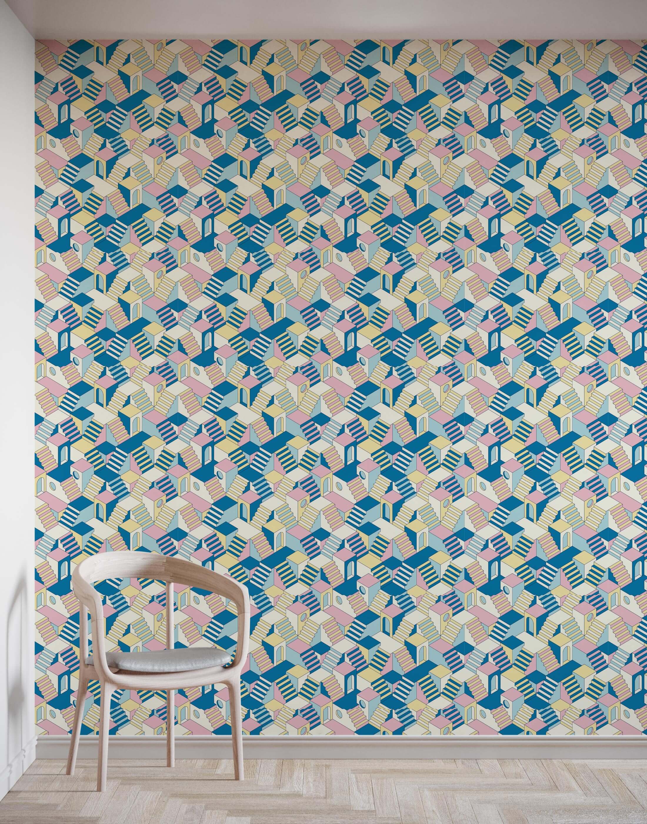 Bobbi Beck Mezze Graphic Luxury Wallpaper