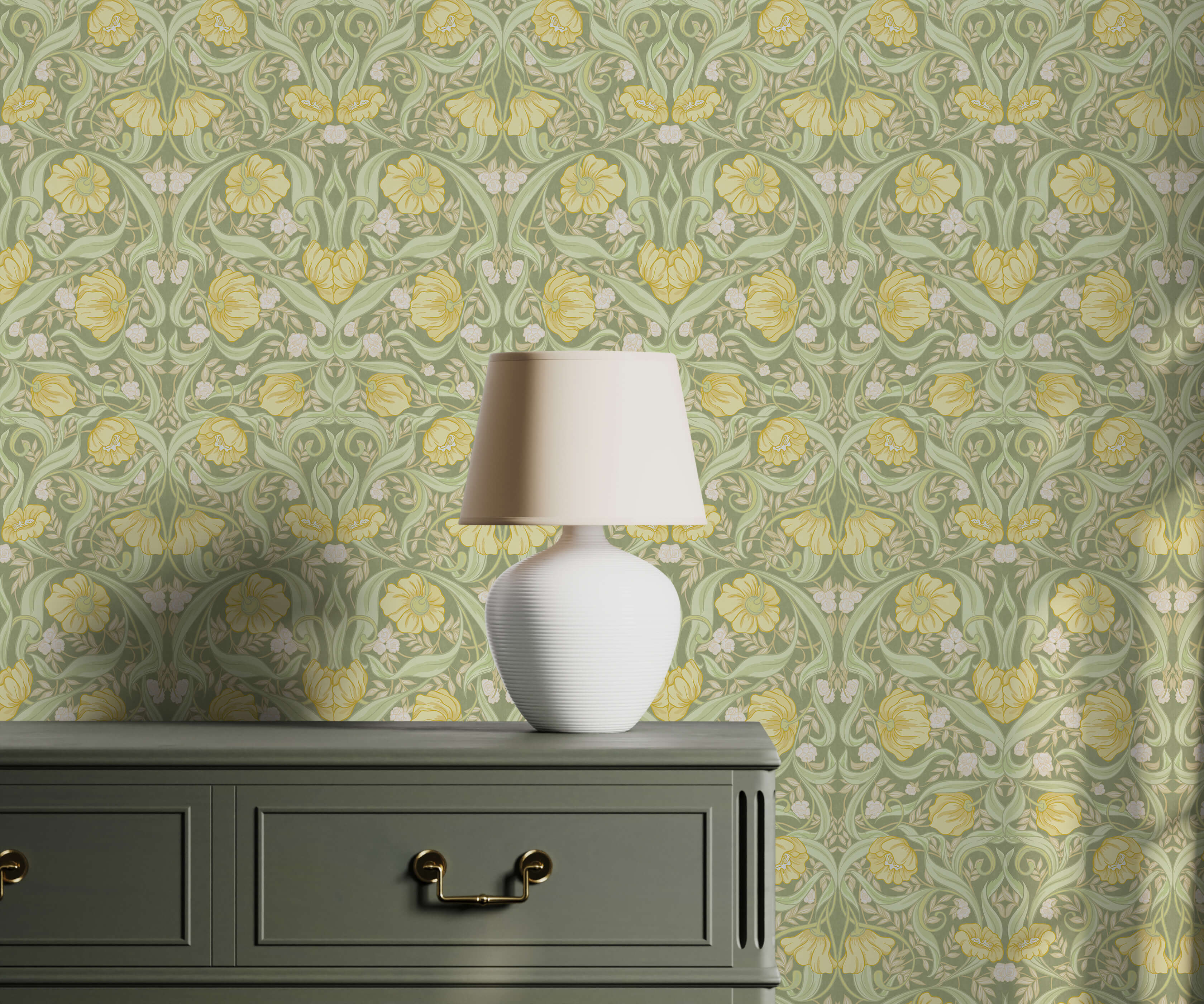 Bobbi Beck Mildred Floral Luxury Wallpaper