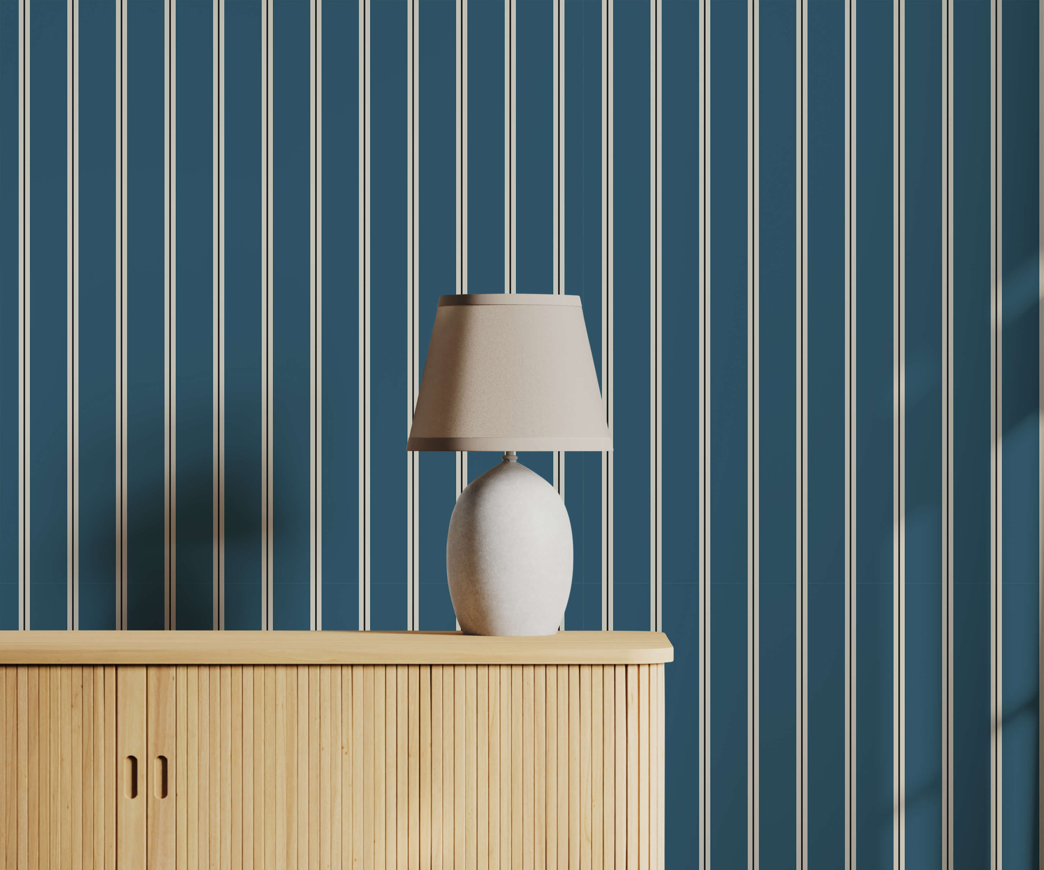 Bobbi Beck Miller Striped Luxury Wallpaper