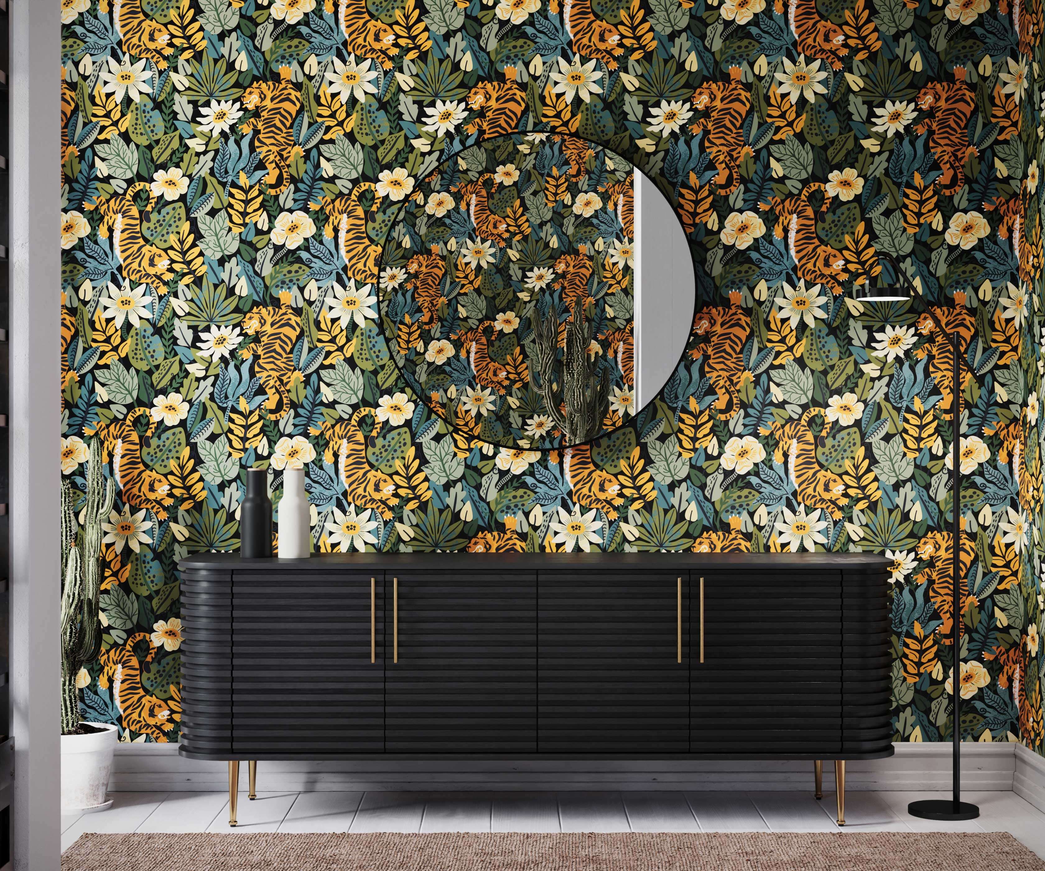 Bobbi Beck Mira Tropical Luxury Wallpaper