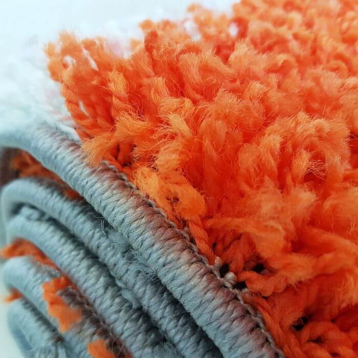 Shaggy Collection Orange Shaggy Rugs | 381