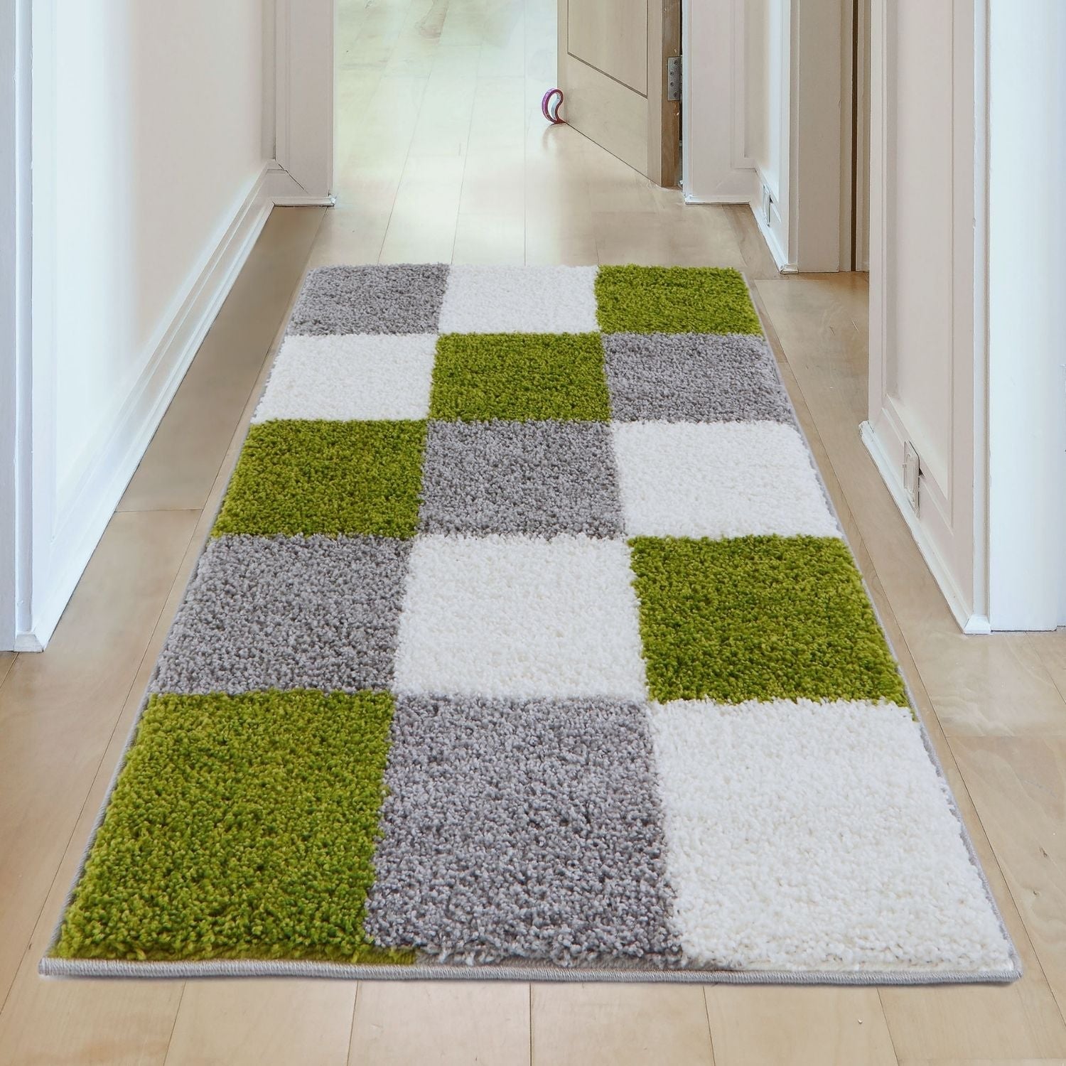 Myshaggy Geometric Green Rug