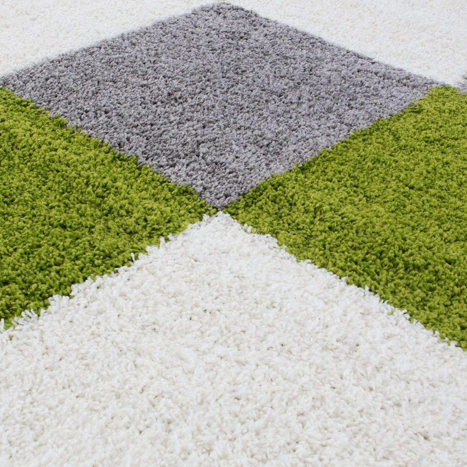 Myshaggy Geometric Green Rug