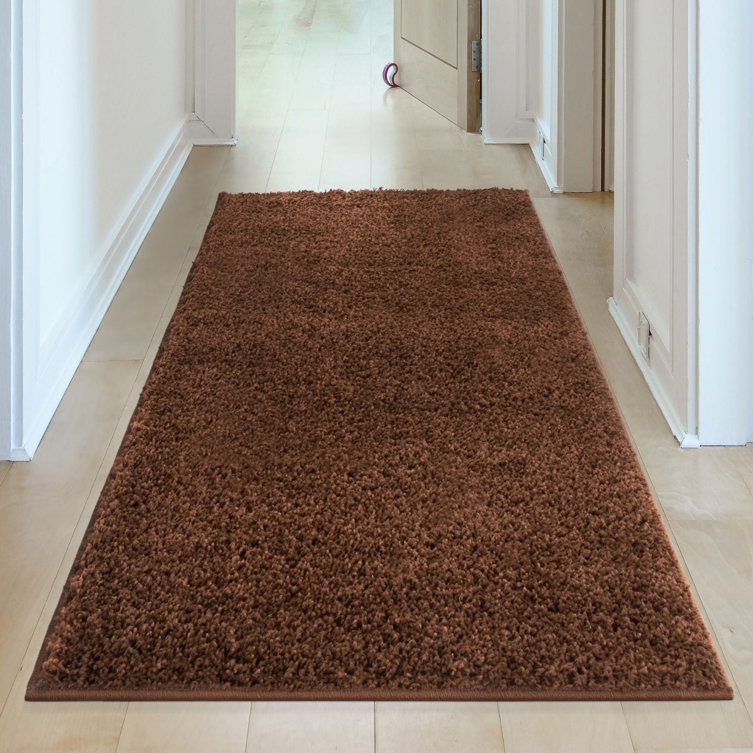 Myshaggy Solid Brown Rug
