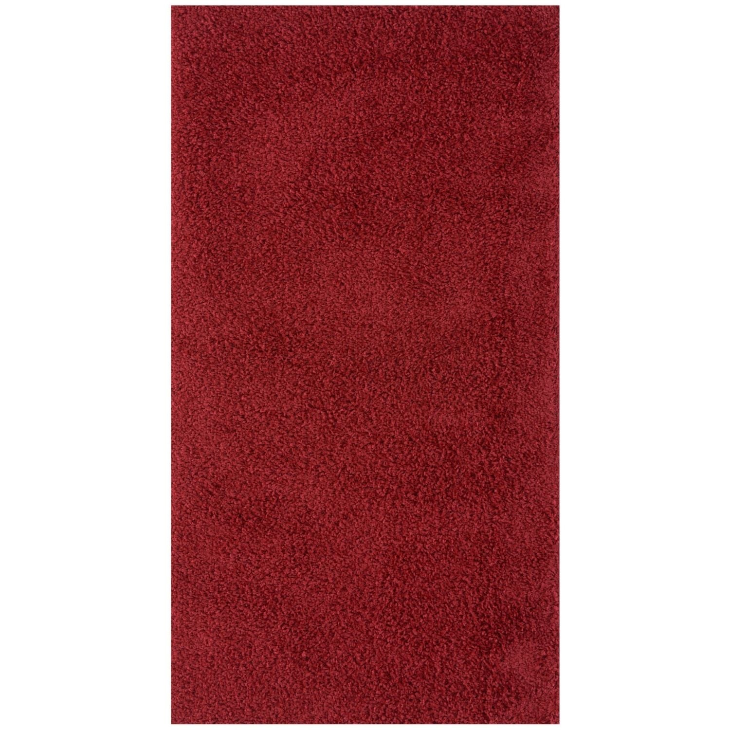 Myshaggy Solid Red Rug