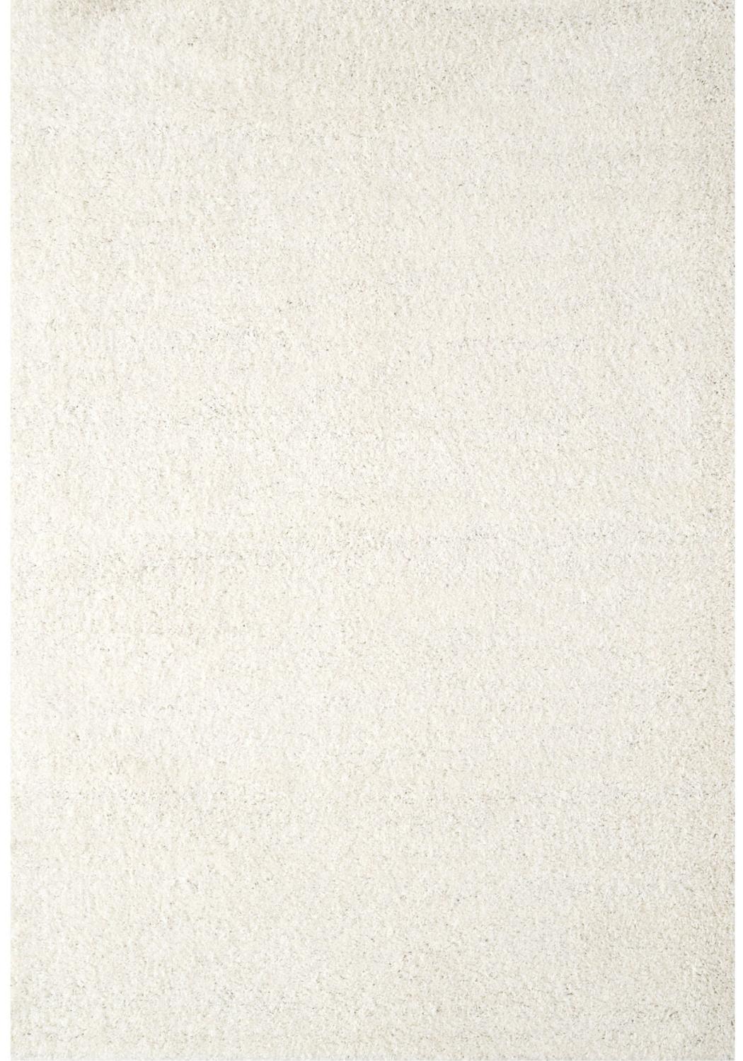 Myshaggy Solid White Rug