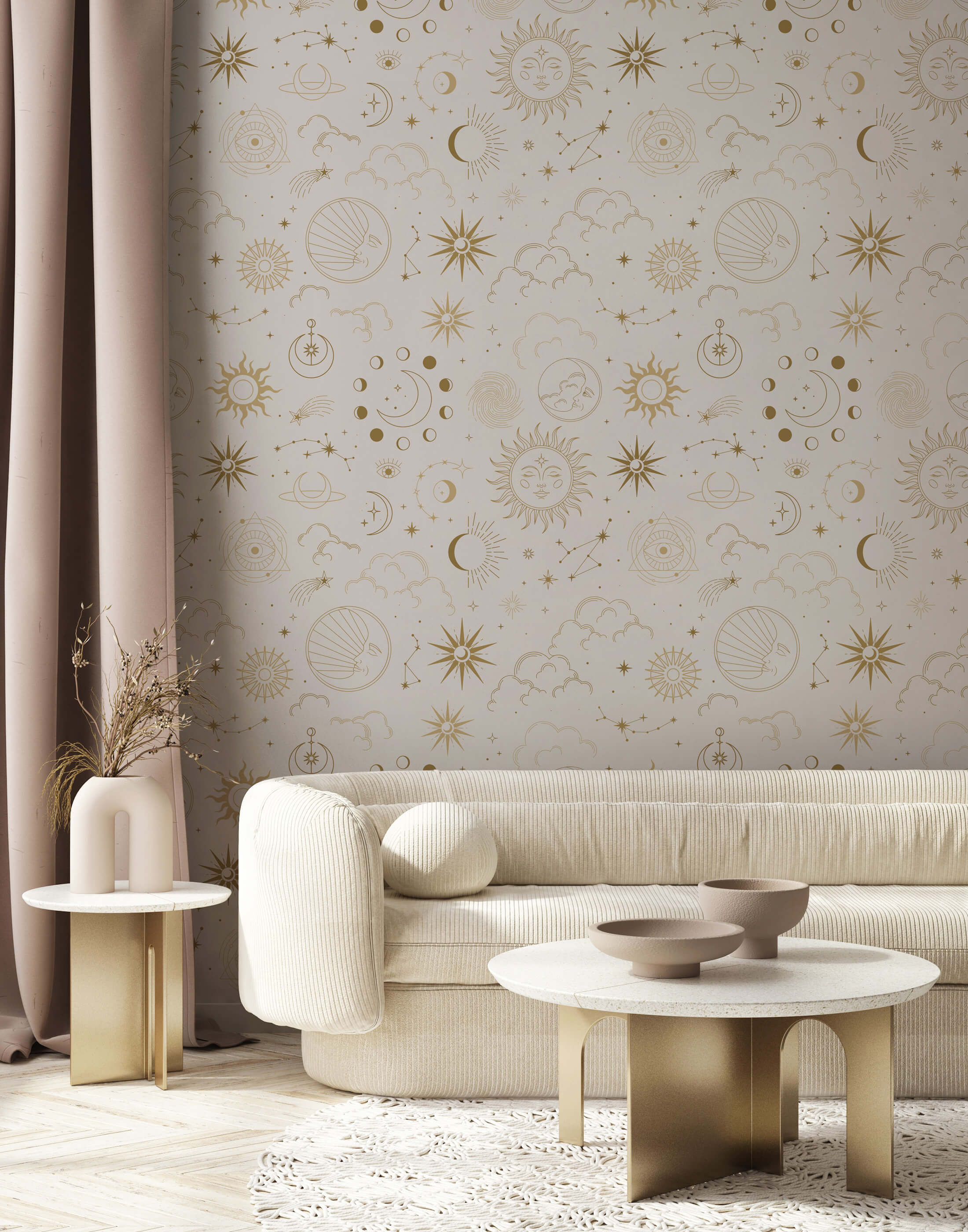 Bobbi Beck Mystica Geometric Luxury Wallpaper