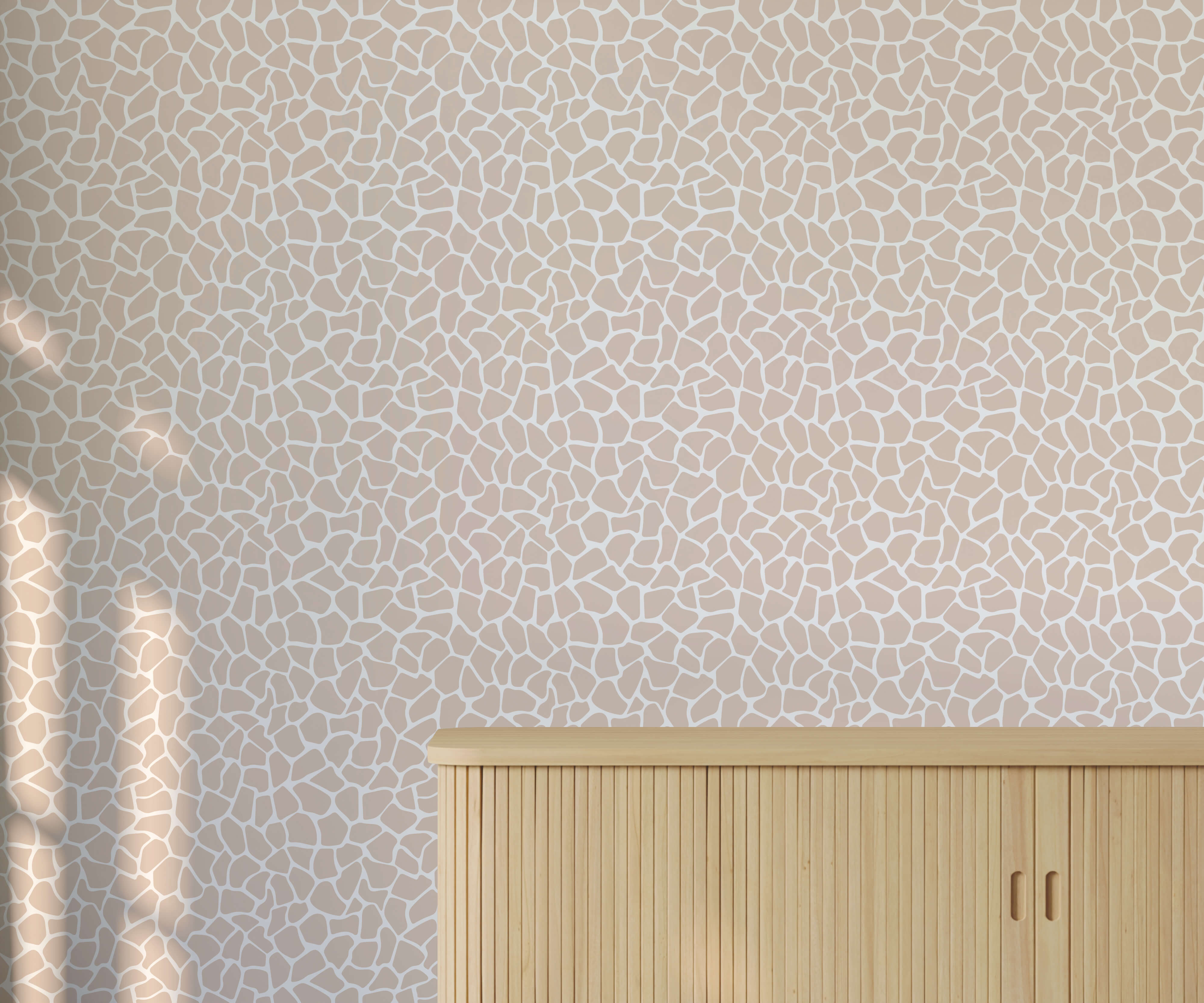 Bobbi Beck Nambe Children's Giraffe Luxury Wallpaper