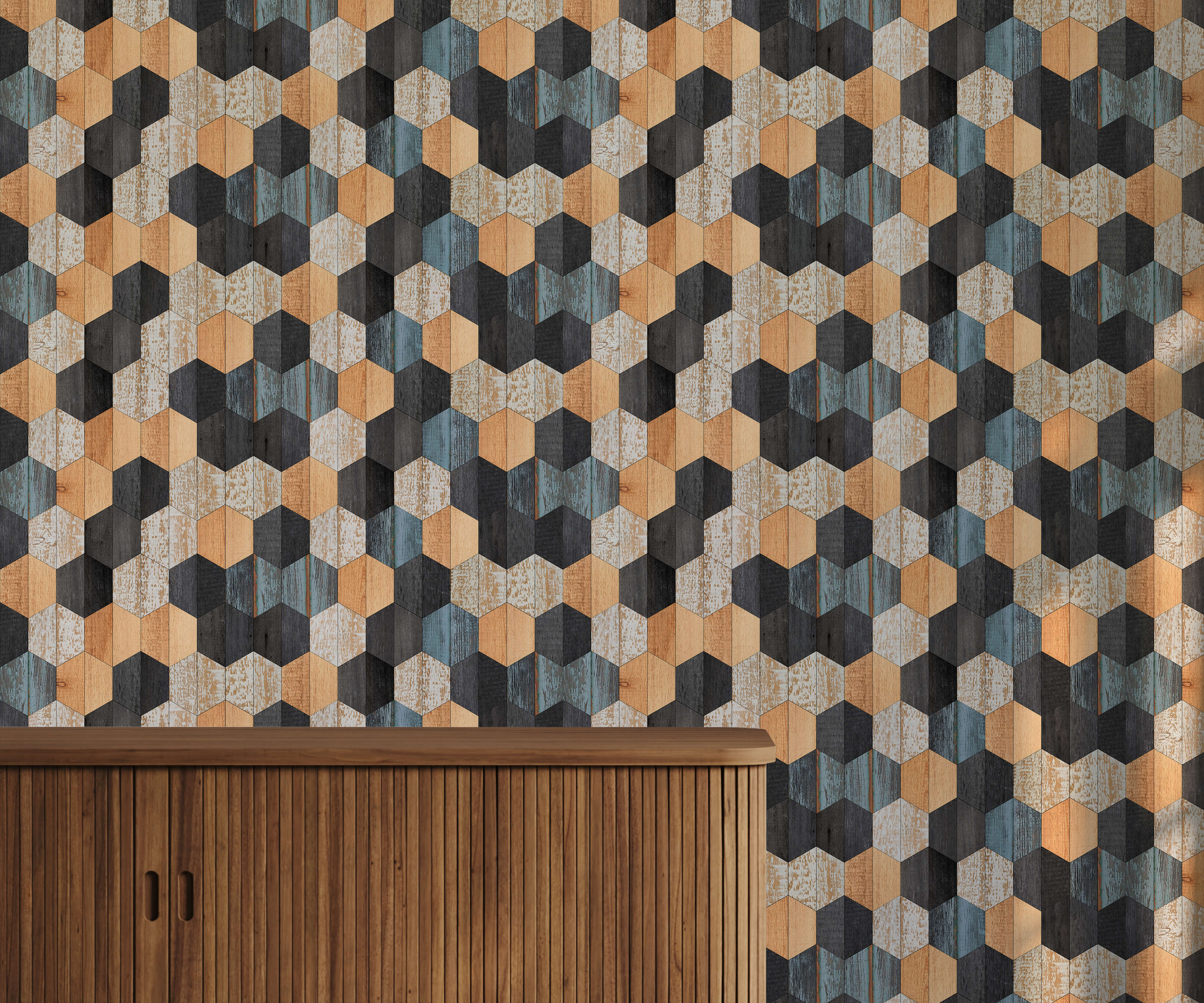 Bobbi Beck Neville Geometric Luxury Wallpaper