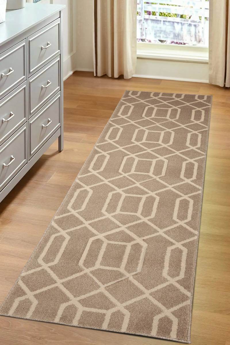 Newport Lattice Rug – Textured Geometric