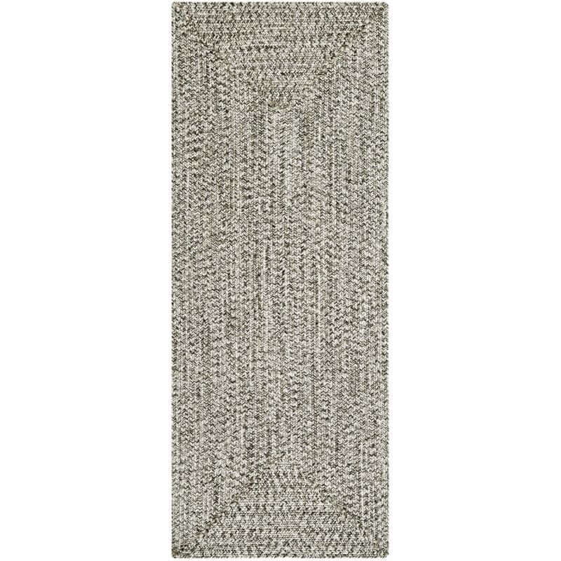 Indoor Outdoor Trenzado Rug – Bordered Plain Design
