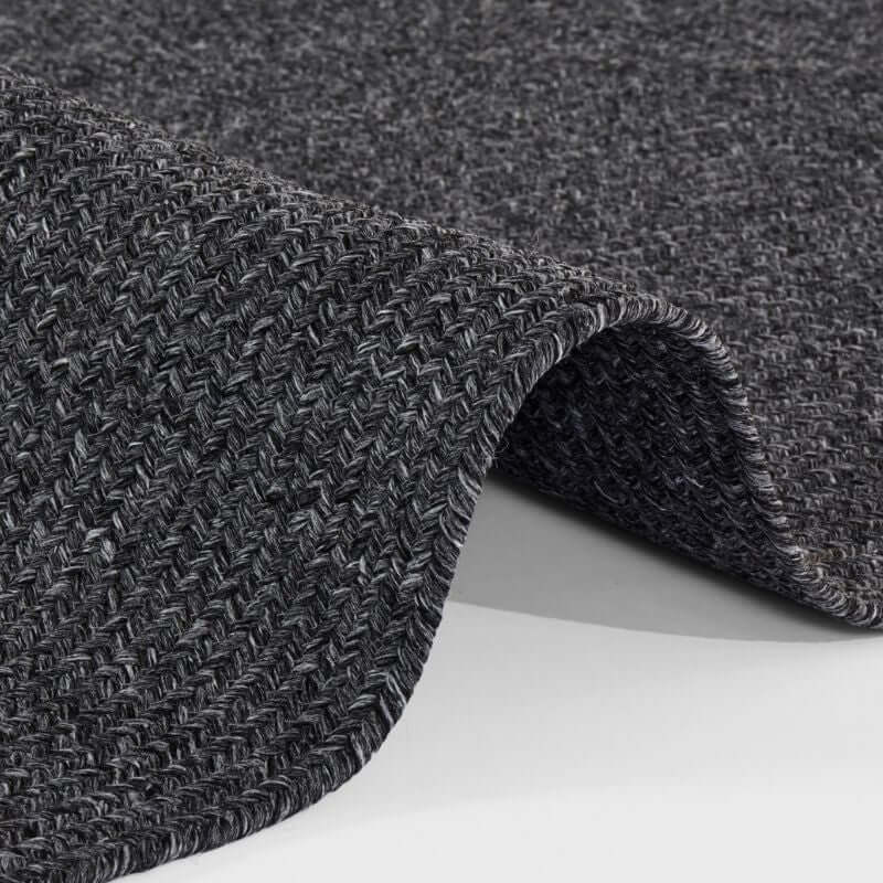 Indoor Outdoor Trenzado Rug – Bordered Plain Design