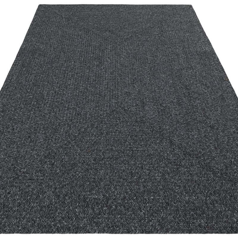 Indoor Outdoor Trenzado Rug – Bordered Plain Design