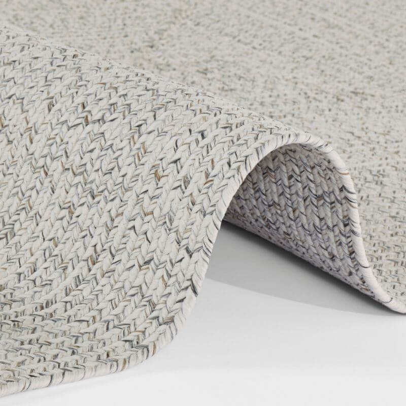 Indoor Outdoor Trenzado Rug – Bordered Plain Design