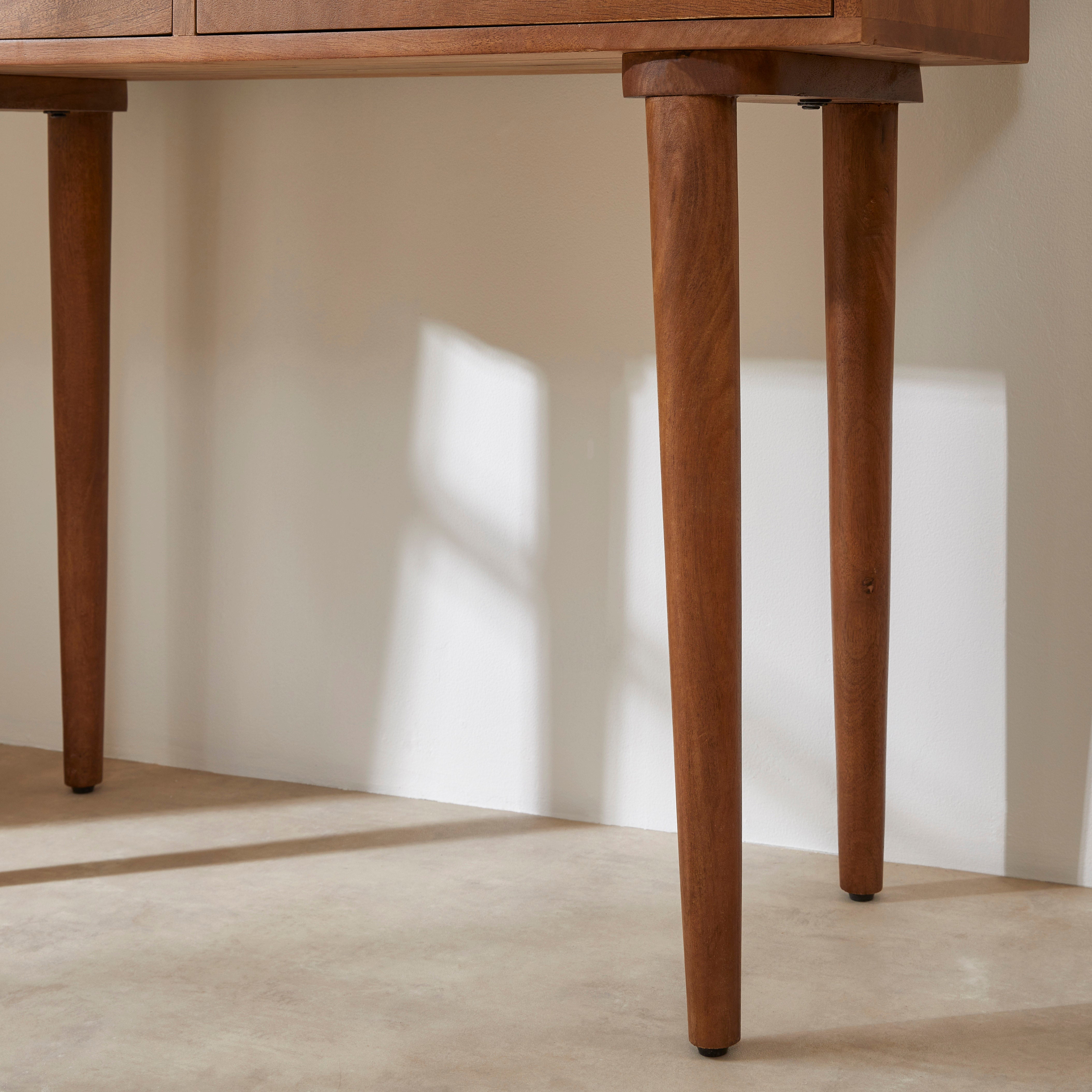 Scandinavian Walnut Oslo Console, Dressing Table, and Desk