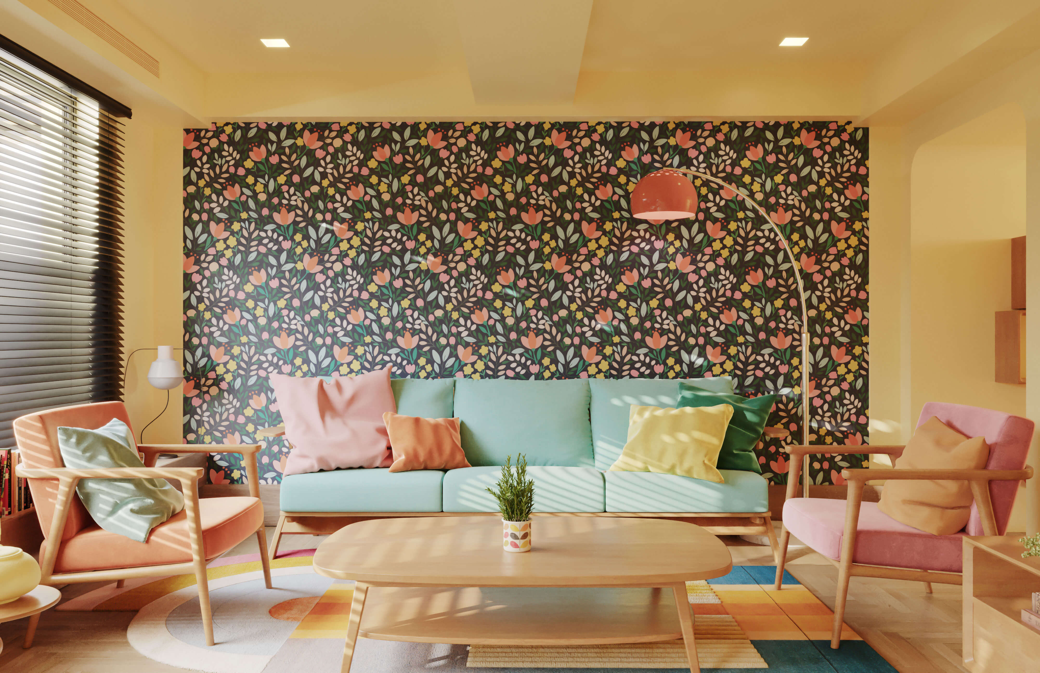 Bobbi Beck Paige Floral Luxury Wallpaper