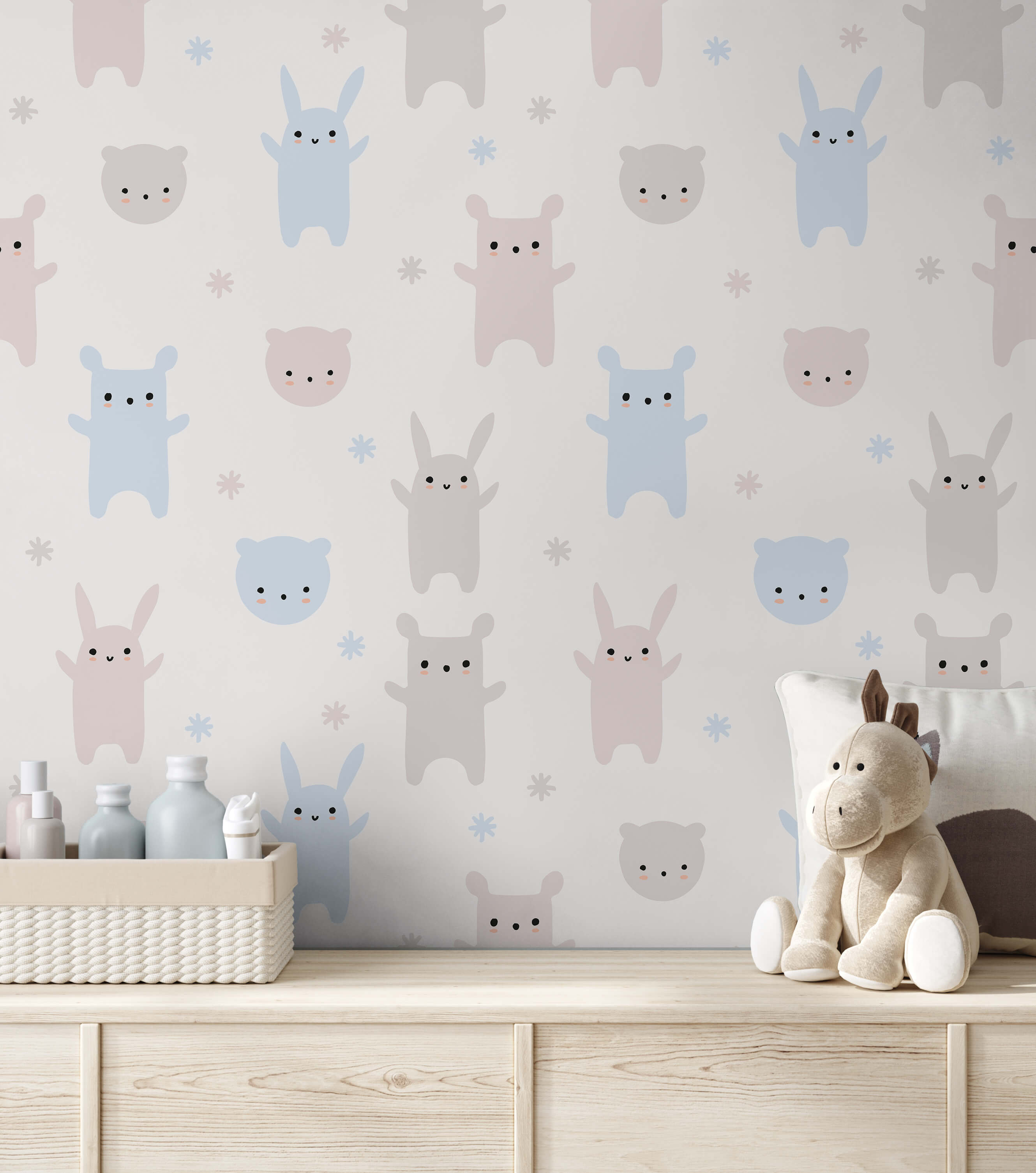 Bobbi Beck Patter Animal Luxury Wallpaper