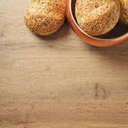 Persian Oak Curved Edge Laminate Kitchen Worktop 40mm