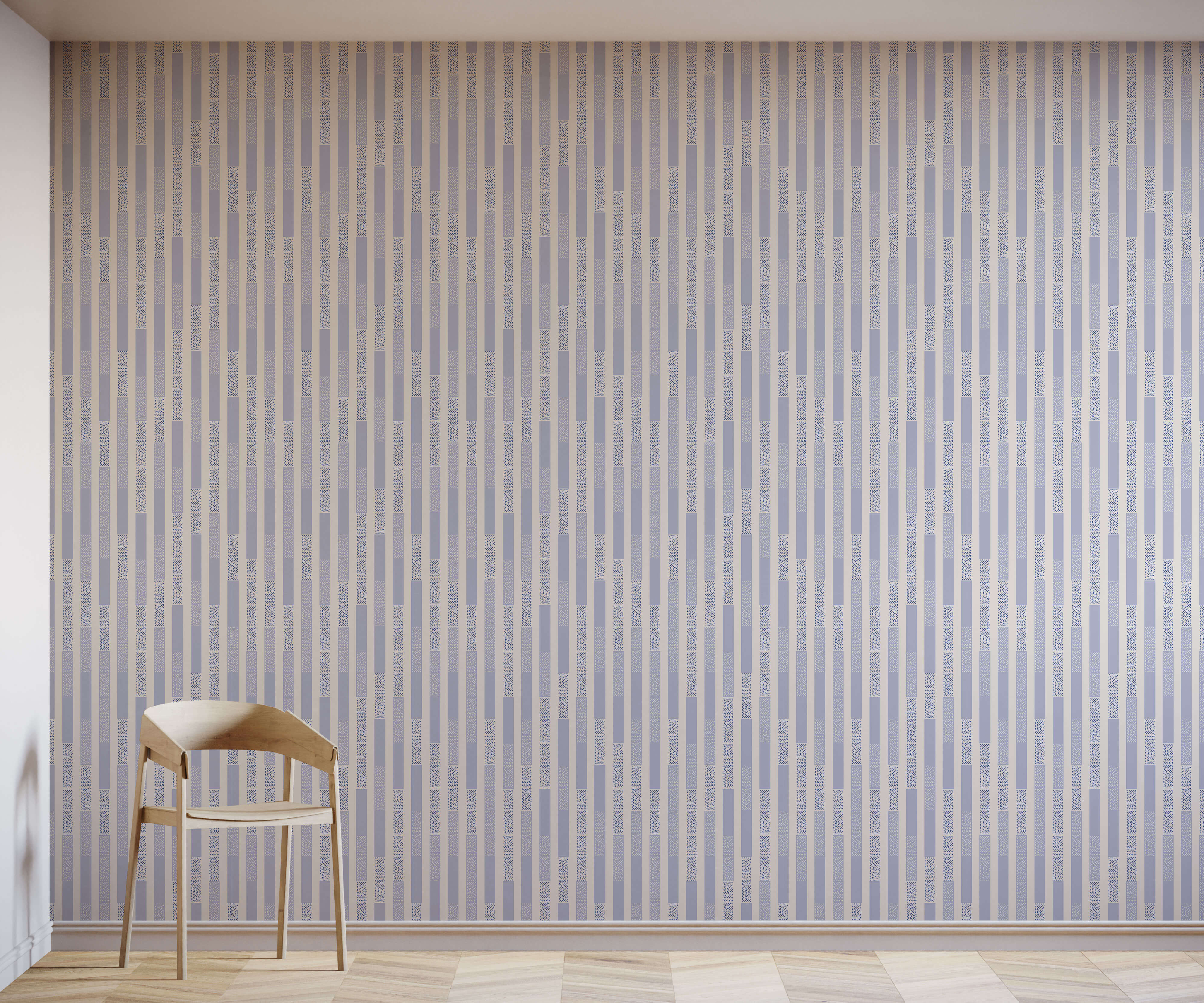 Bobbi Beck Polka Striped Luxury Wallpaper
