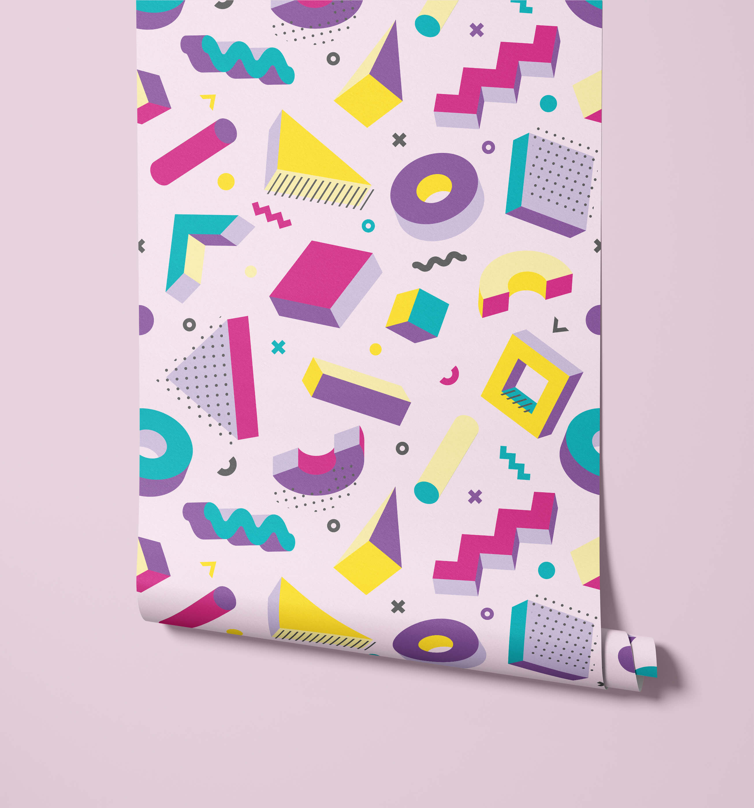 Bobbi Beck Pop Patterned Luxury Wallpaper