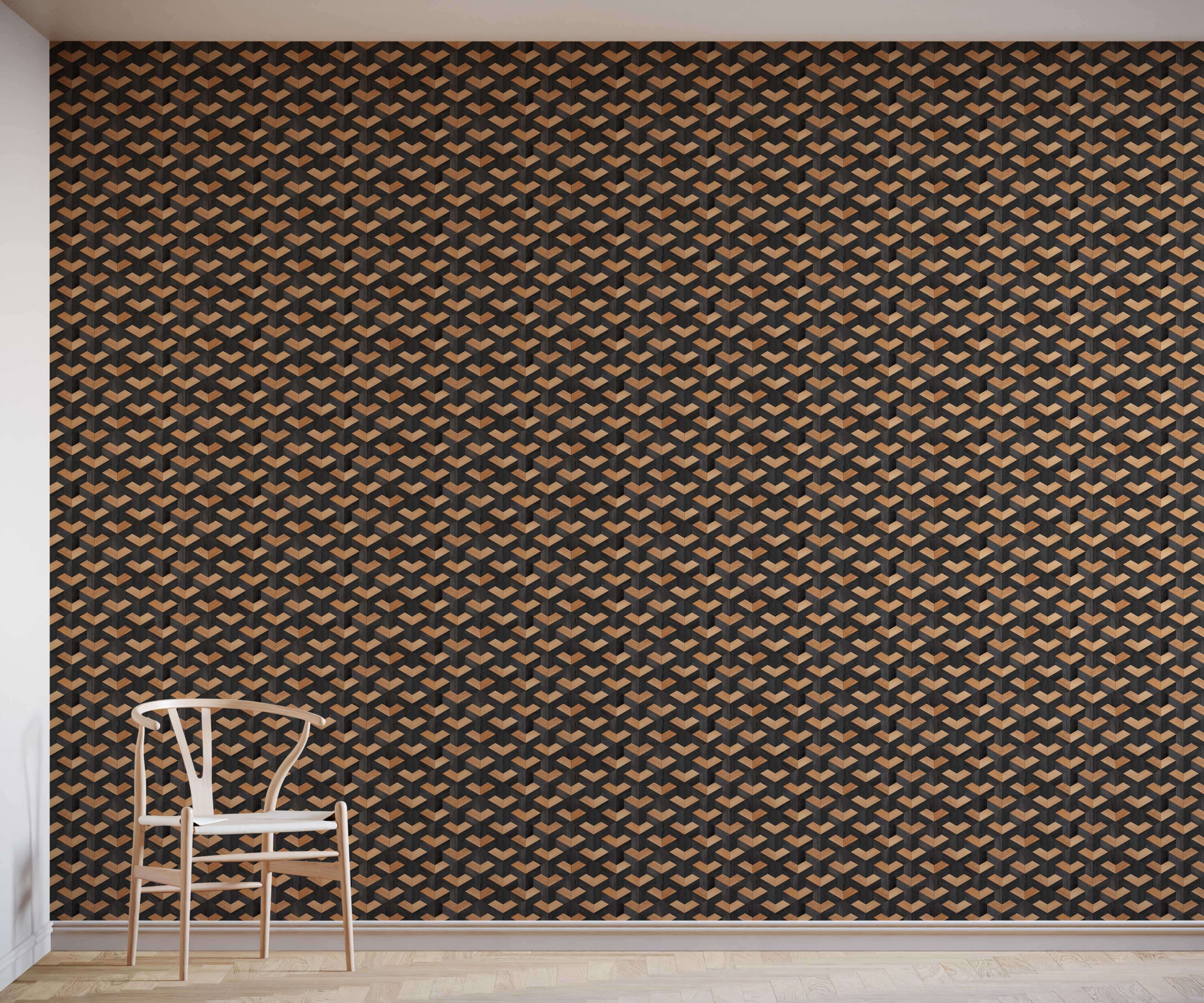 Bobbi Beck Radnor 3D Wood Luxury Wallpaper