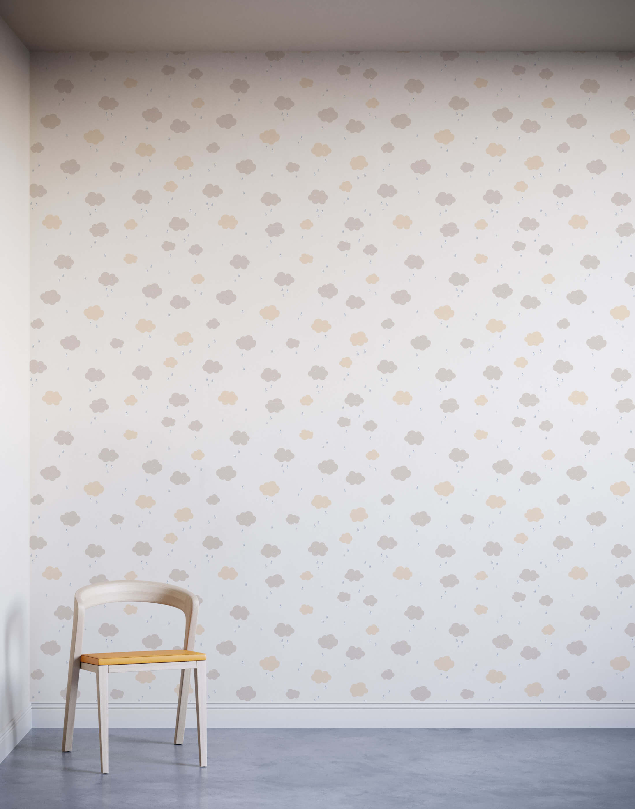 Bobbi Beck Raindrops Nature Luxury Wallpaper