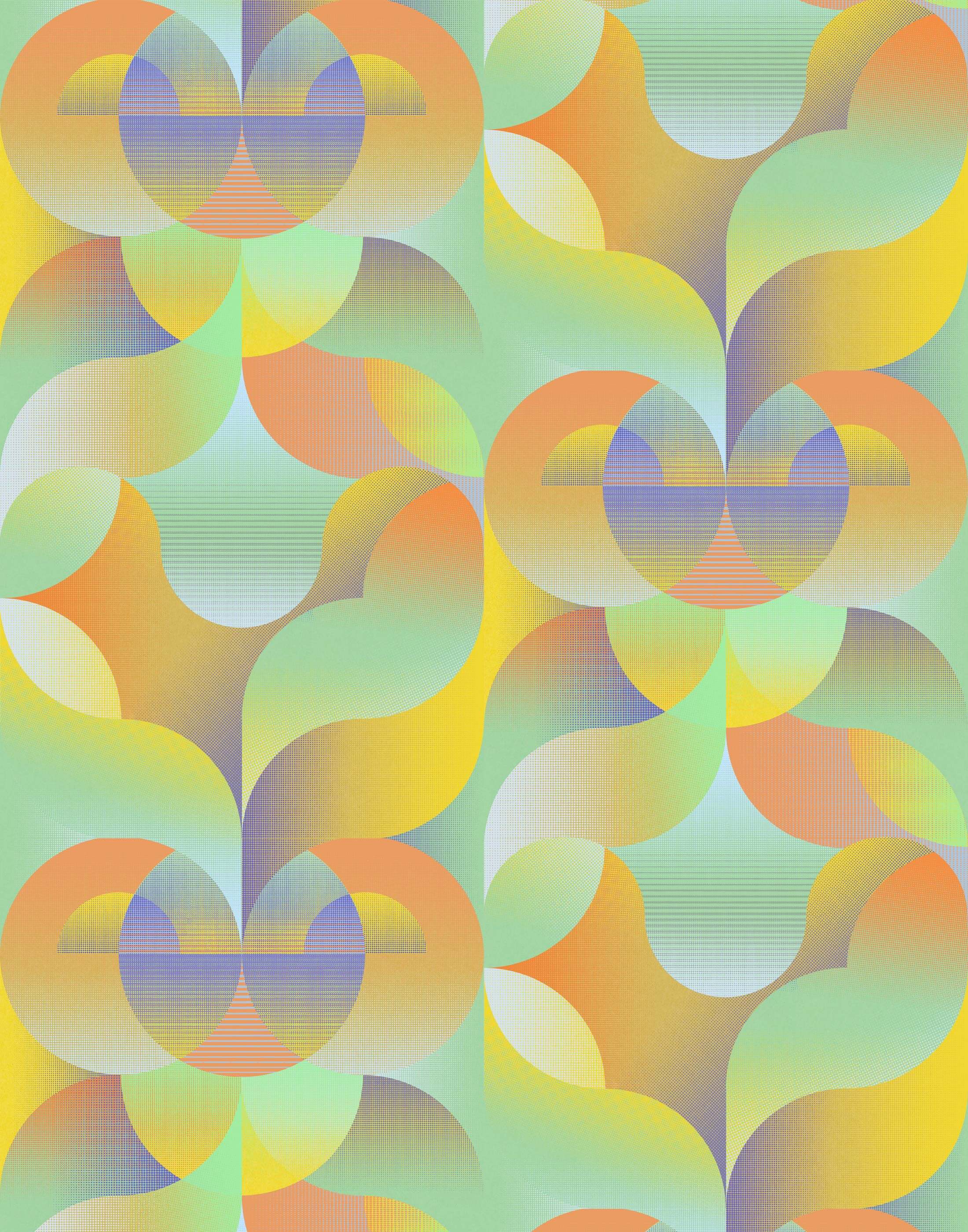 Bobbi Beck Reflekt Abstract Luxury Wallpaper