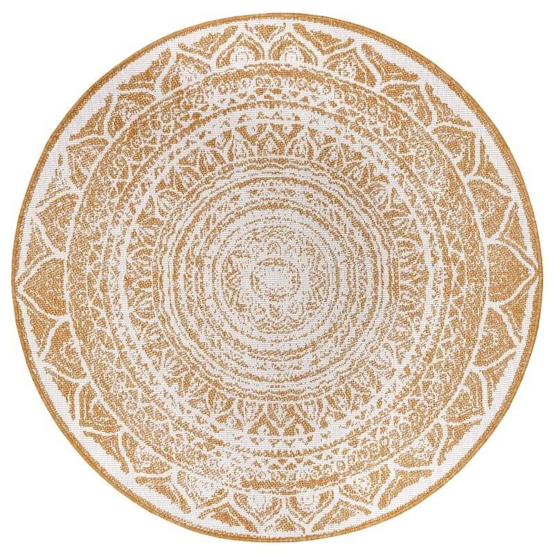 Siruma Reversible Round Indoor-Outdoor Rug