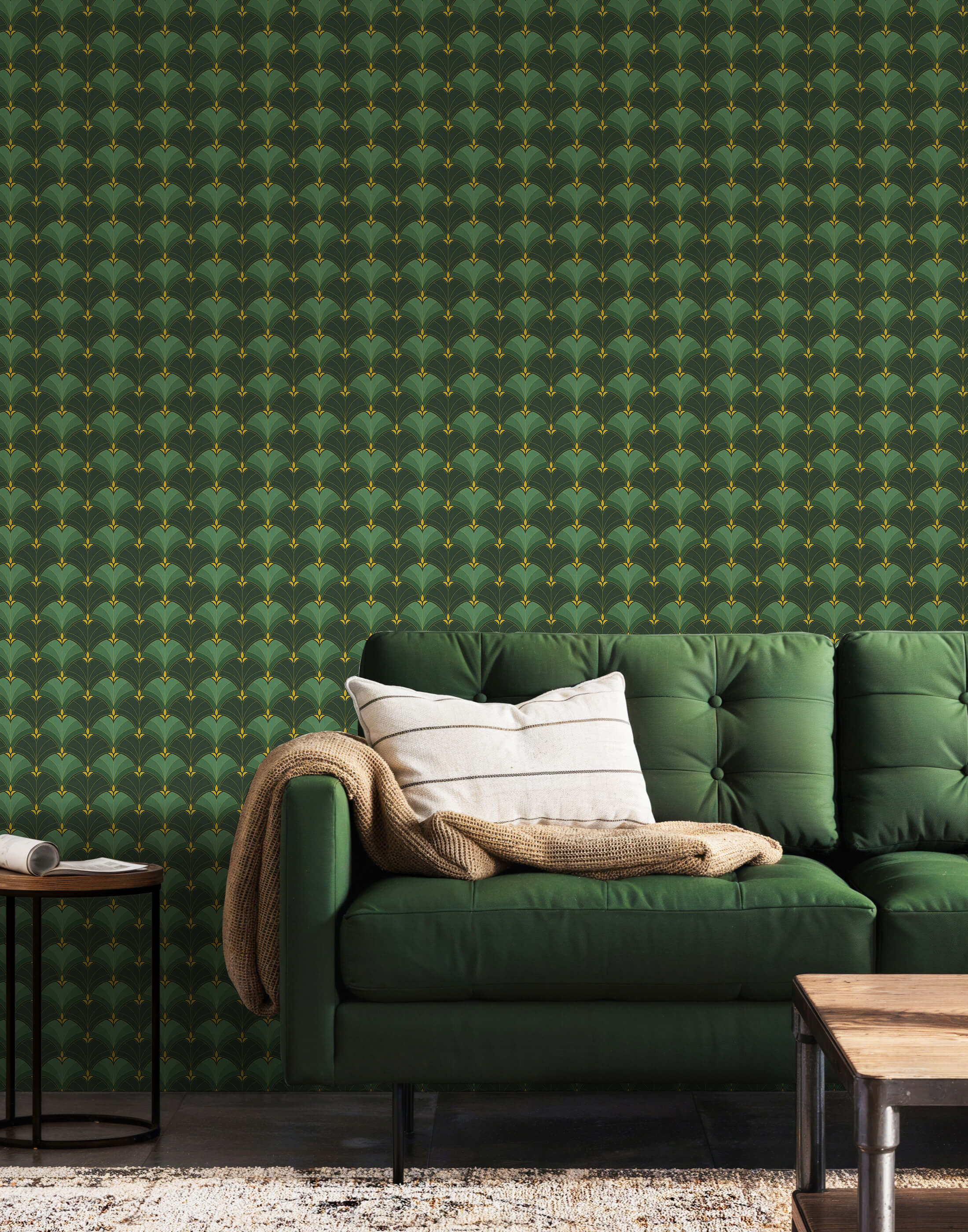 Bobbi Beck Rittle Graphic Luxury Wallpaper