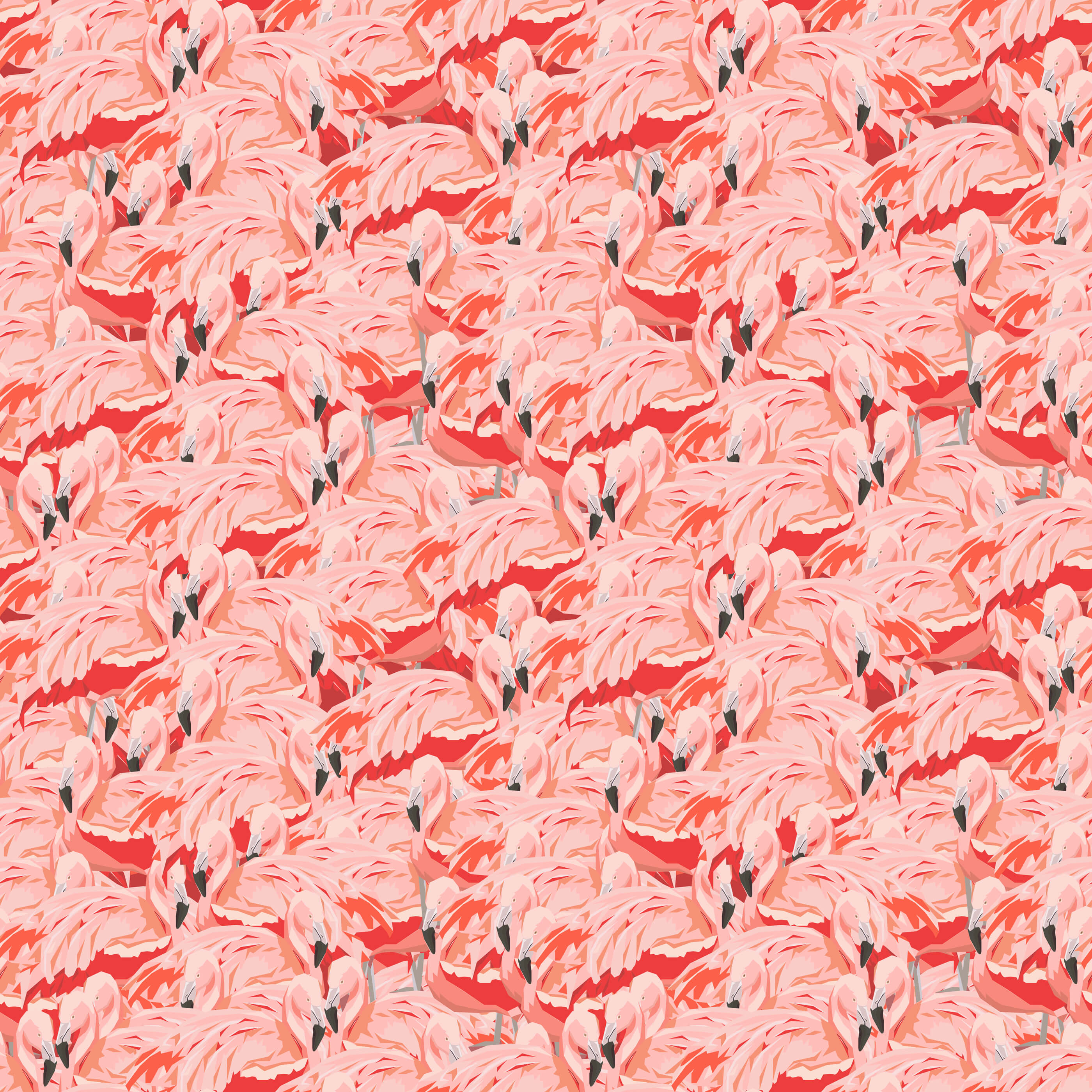 Bobbi Beck Robyn Flamingo Luxury Wallpaper