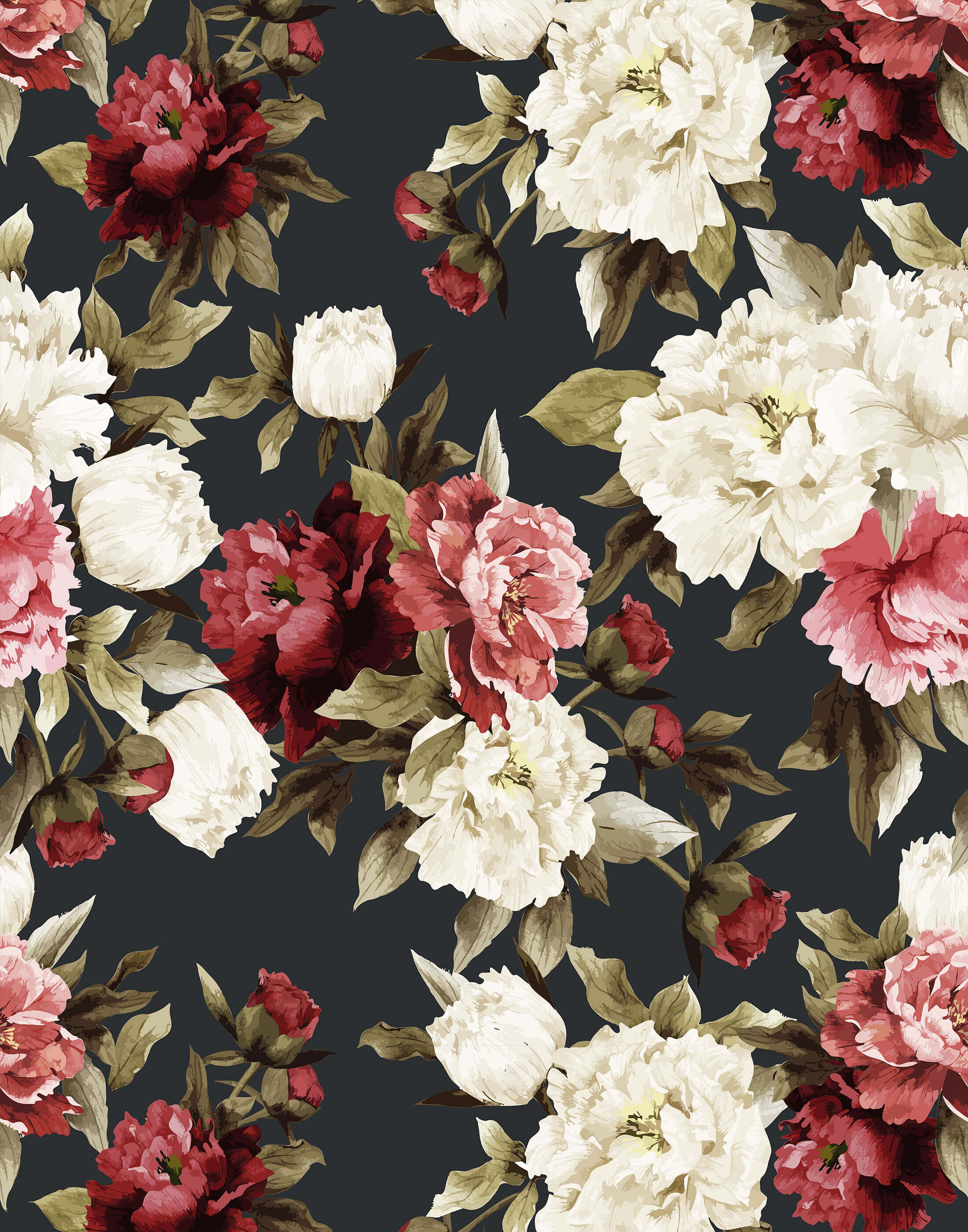 Bobbi Beck Ruth Floral Luxury Wallpaper