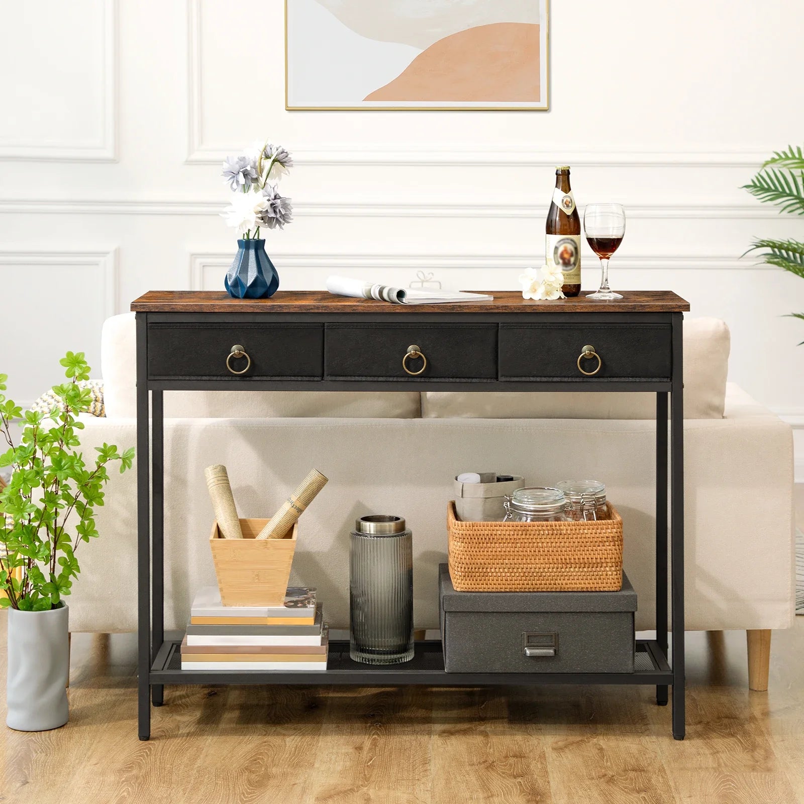 Narrow Entryway Console Table