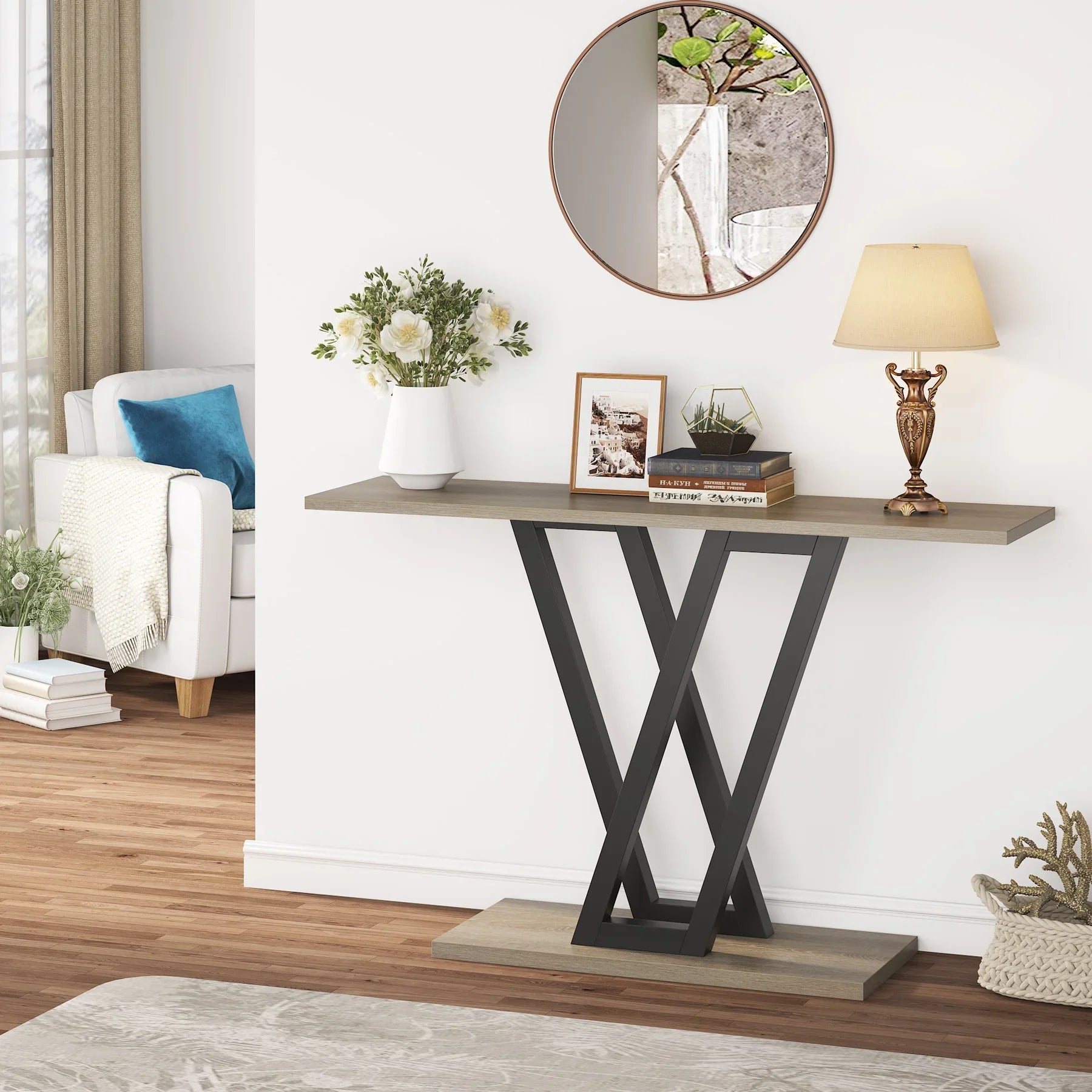 Industrial Console Table