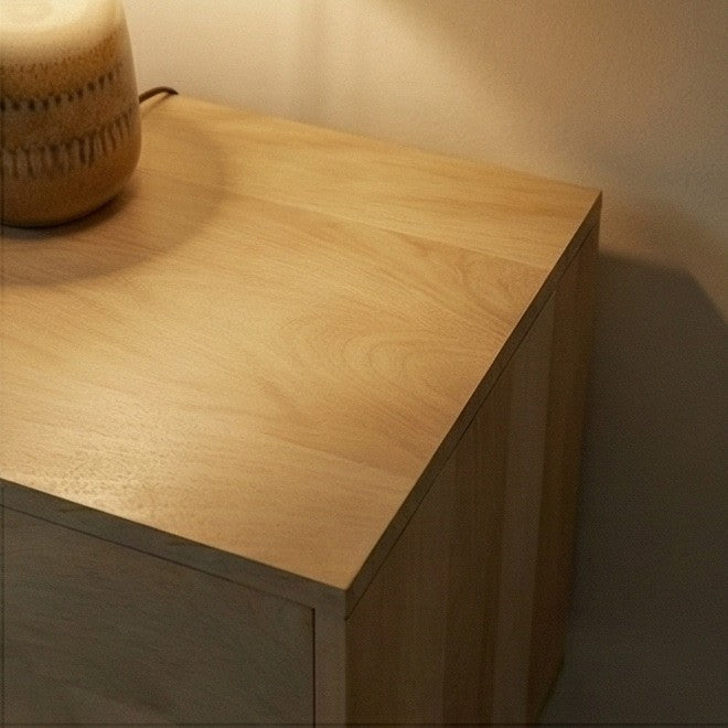 Scandinavian Light Oak Oslo Bedside Table