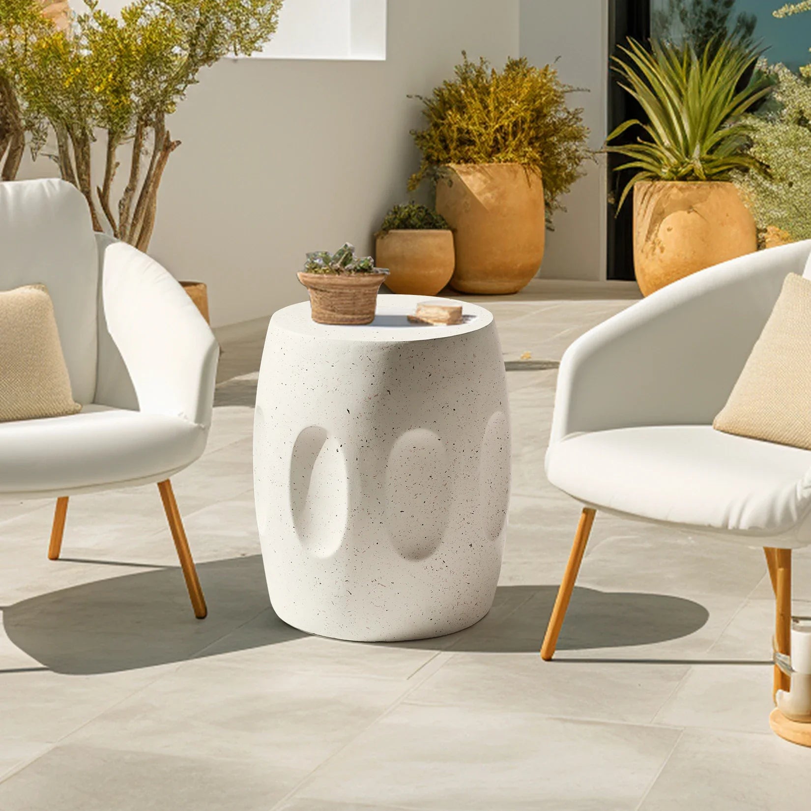 Lightweight Concrete Side Table