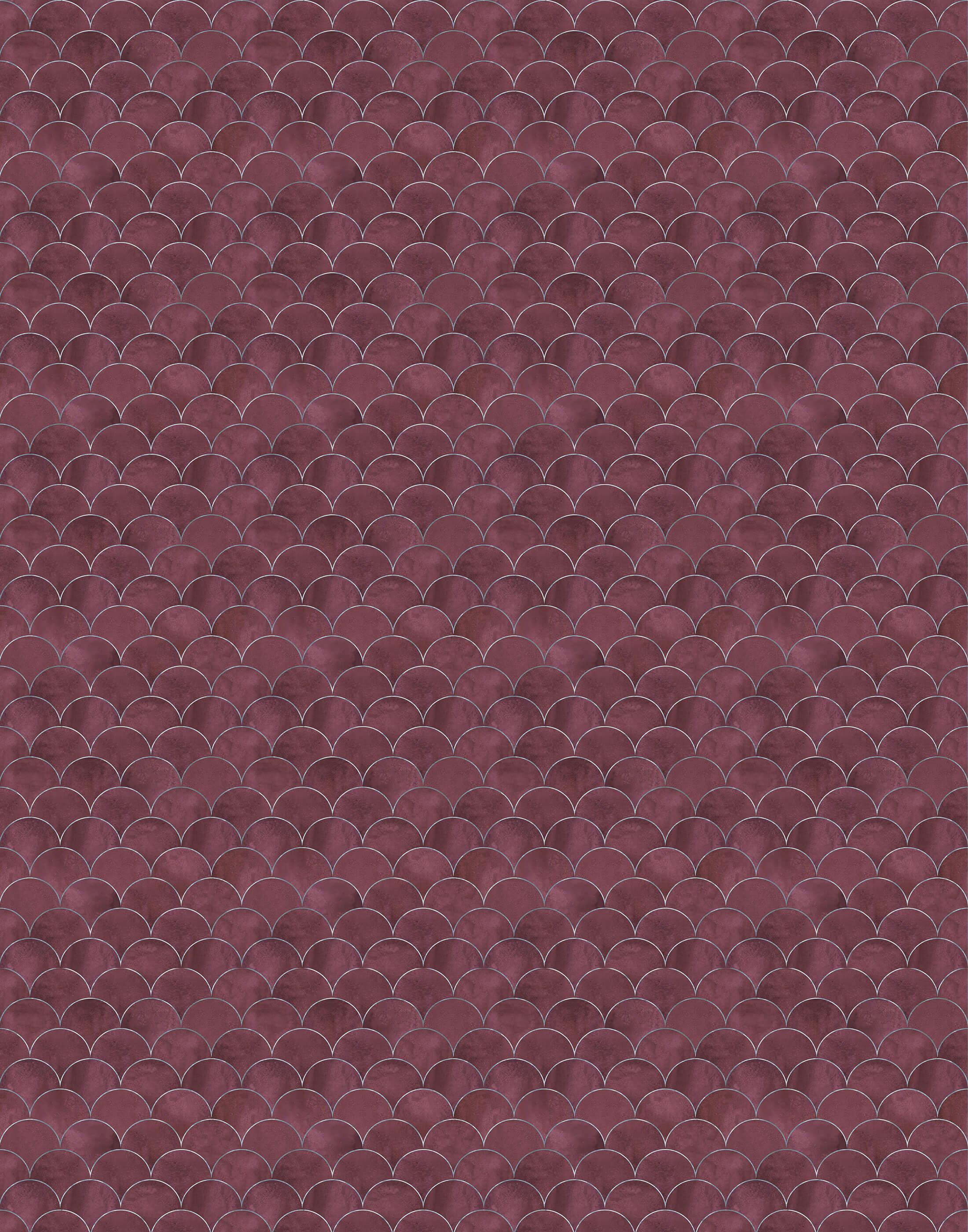 Bobbi Beck Scallop Art Deco Luxury Wallpaper