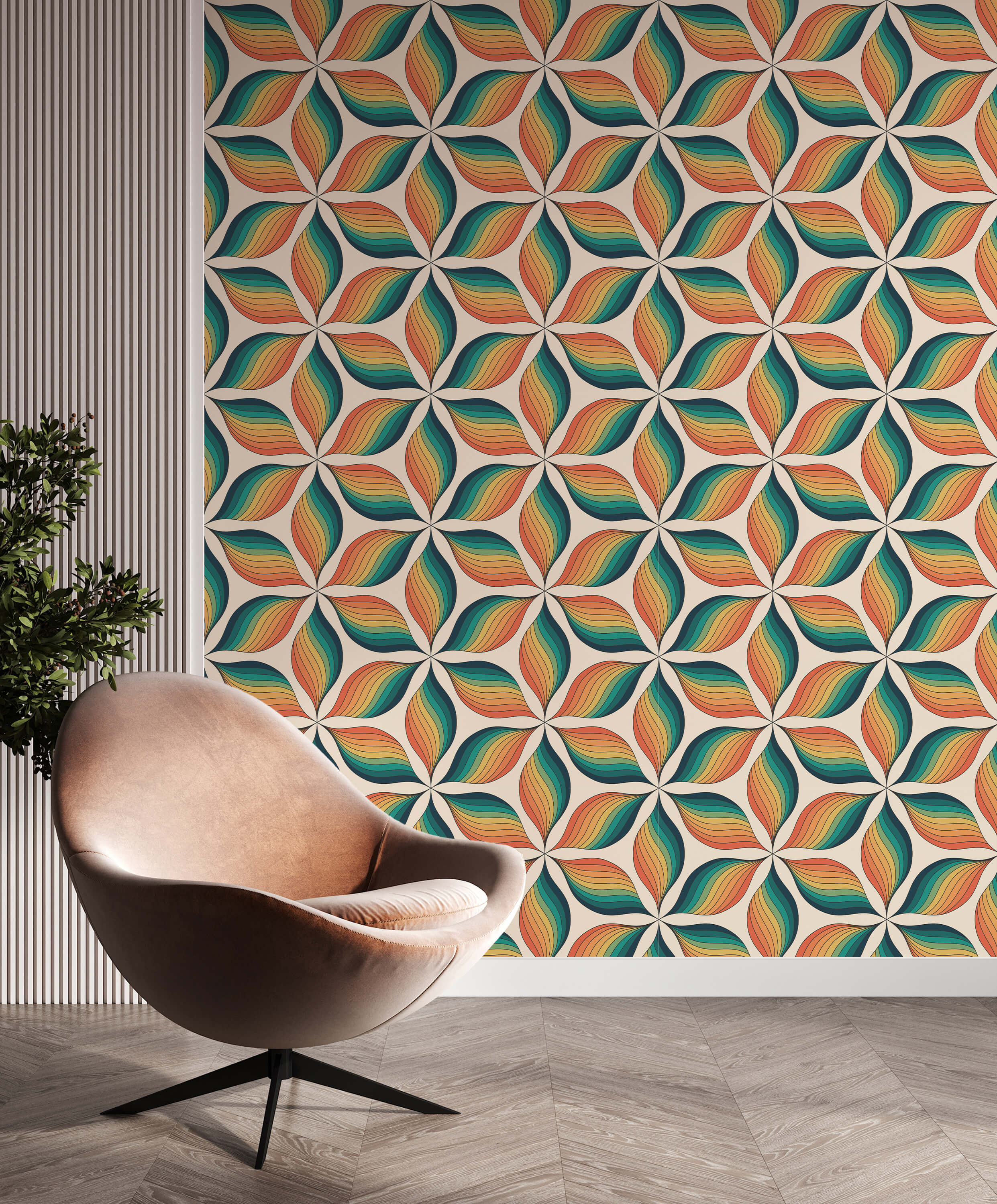 Bobbi Beck Selma Retro Luxury Wallpaper