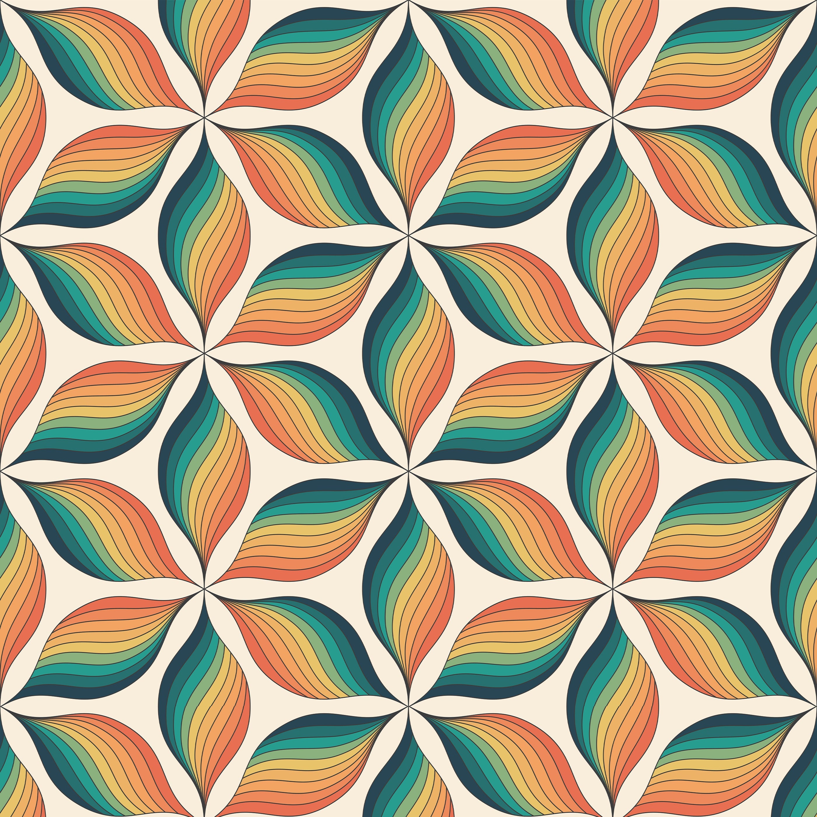 Bobbi Beck Selma Retro Luxury Wallpaper