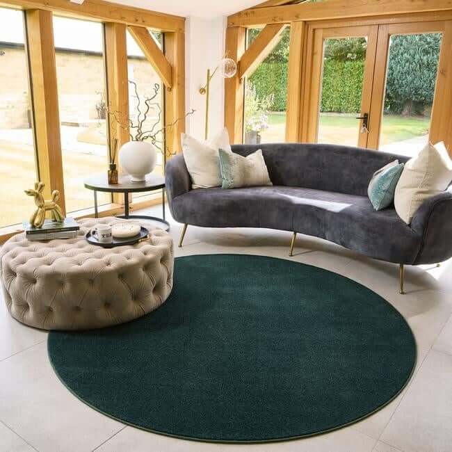 Eco-Washable Rugs Plain Design