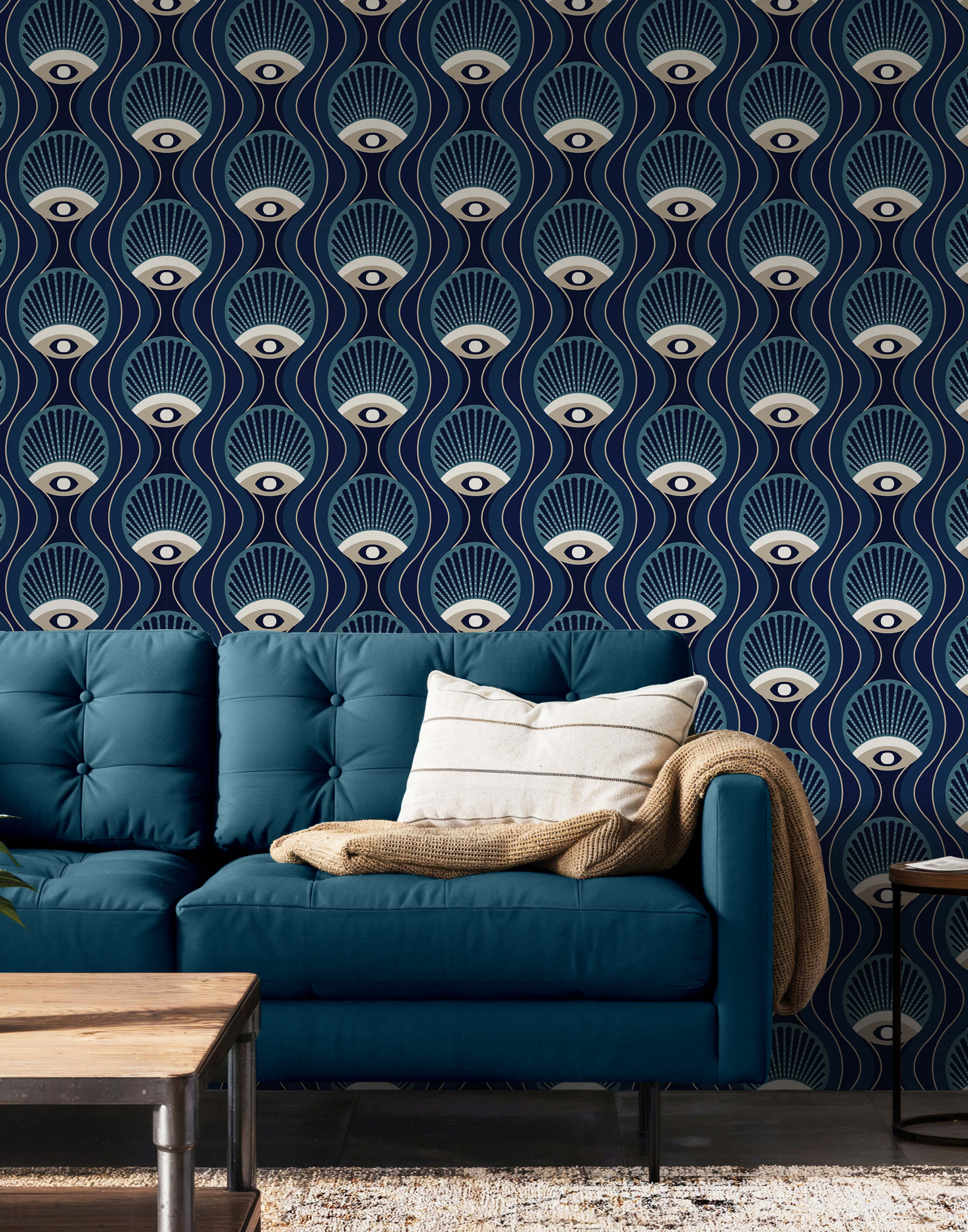Bobbi Beck Skye Art Deco Luxury Wallpaper