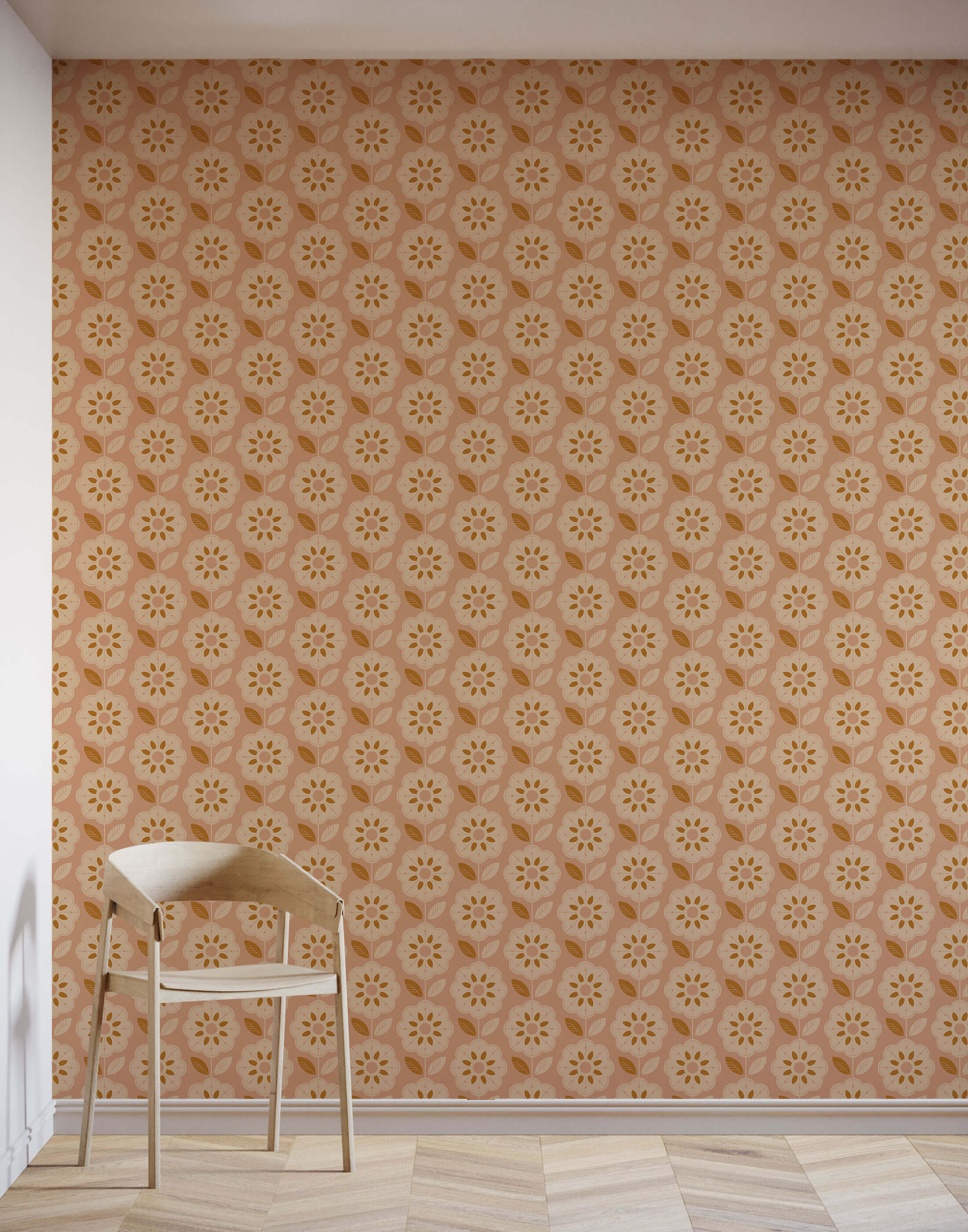 Bobbi Beck Slice Floral Luxury Wallpaper